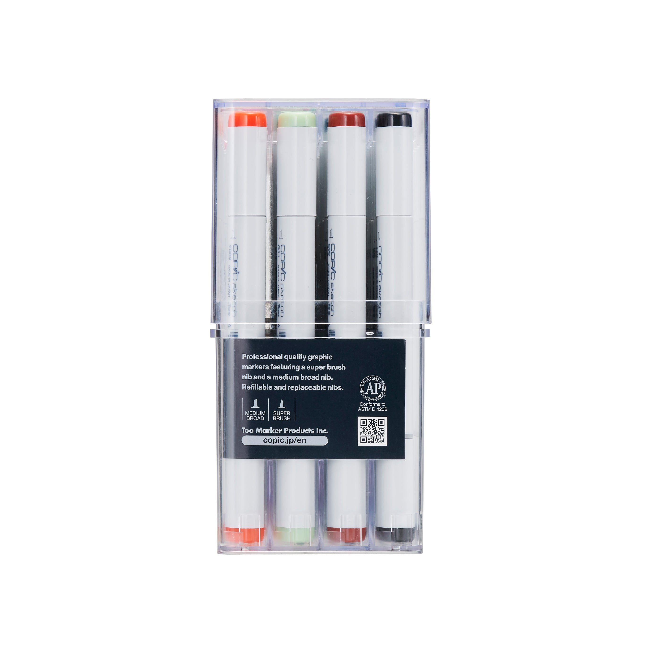 COPIC Sketch Marker Set of 72 Colours - Set A