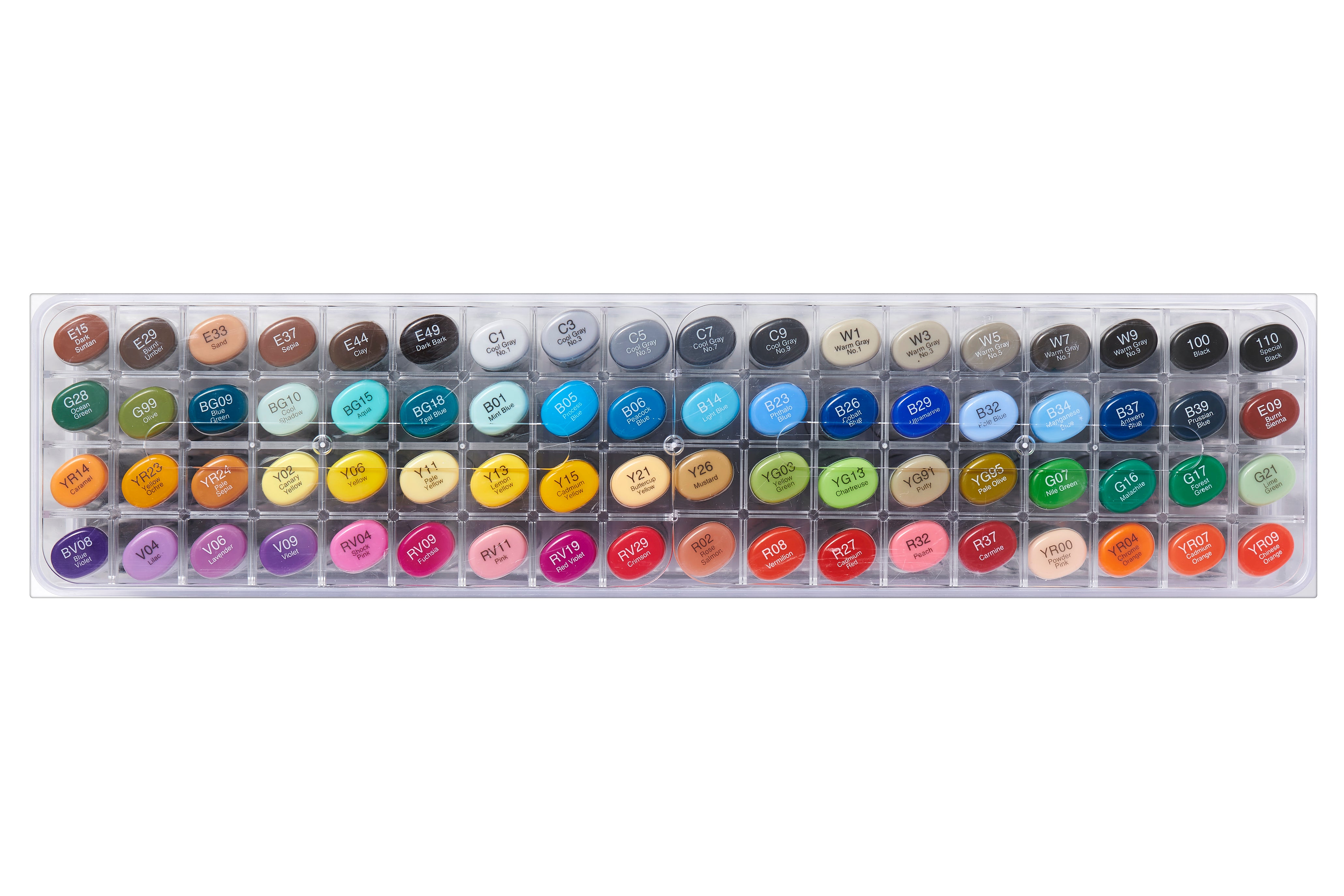 COPIC Sketch Marker Set of 72 Colours - Set A