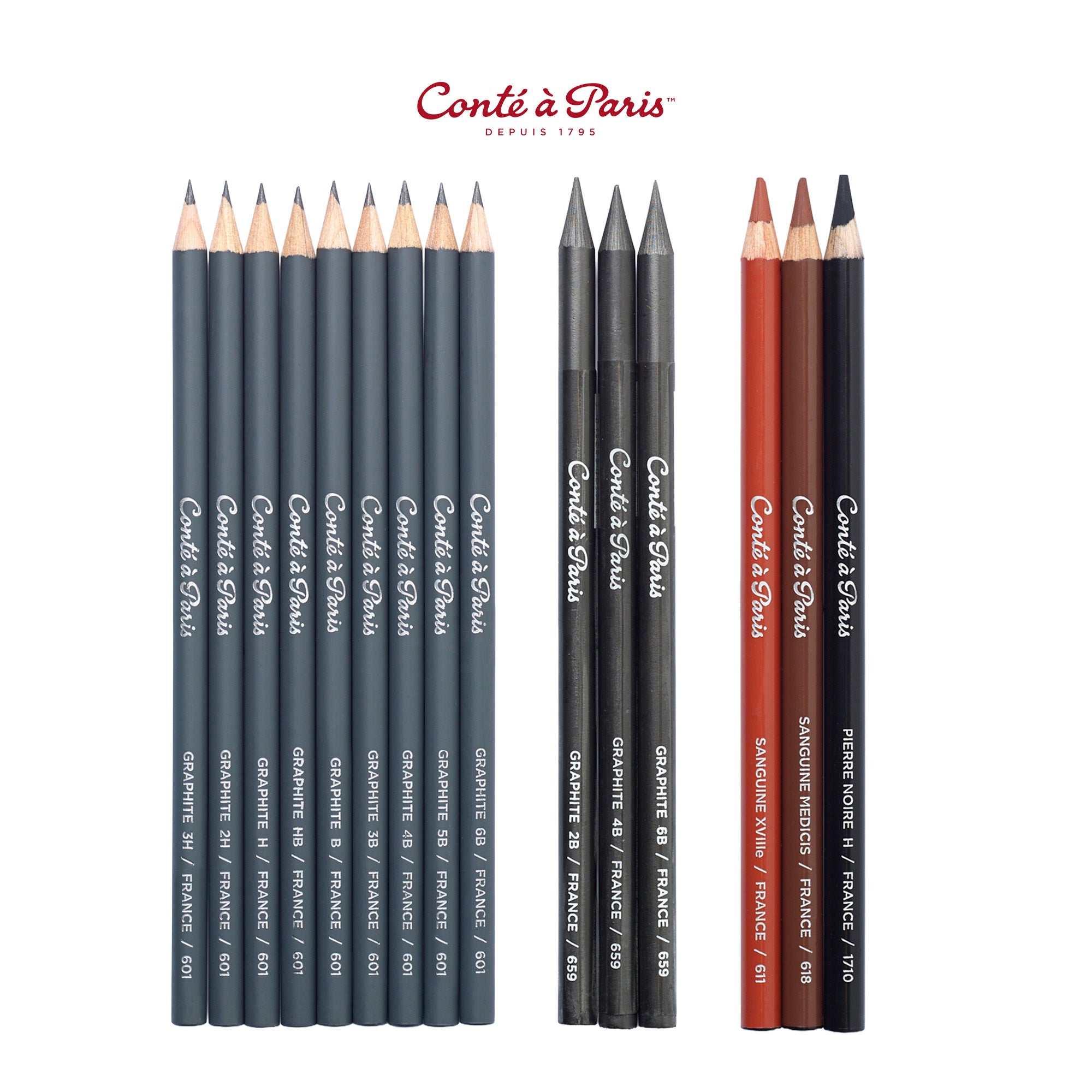 Conté à Paris Sketching & Drawing Pencils