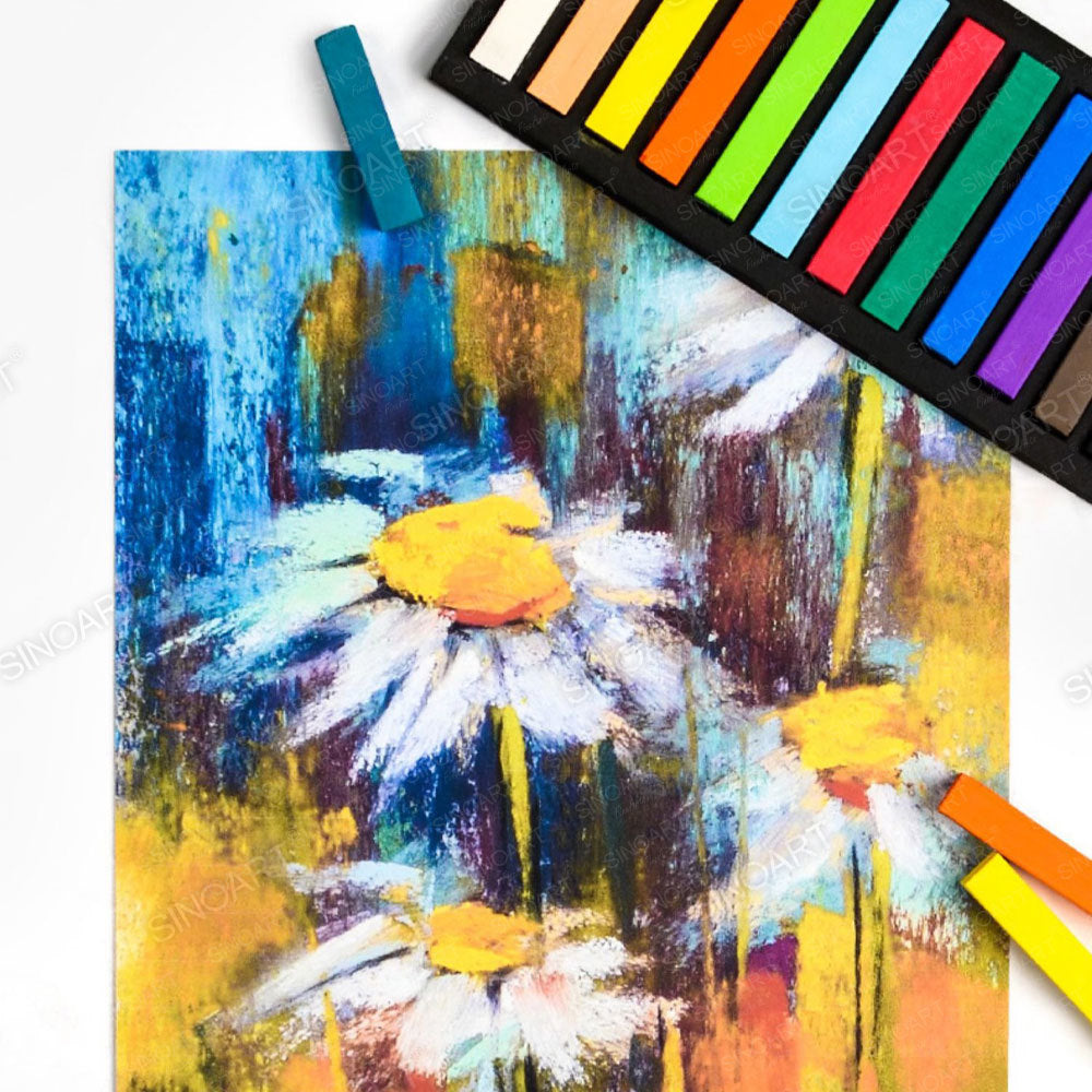 Sinoart Soft Pastel Set of 12 Assorted Colours - While Qty's last