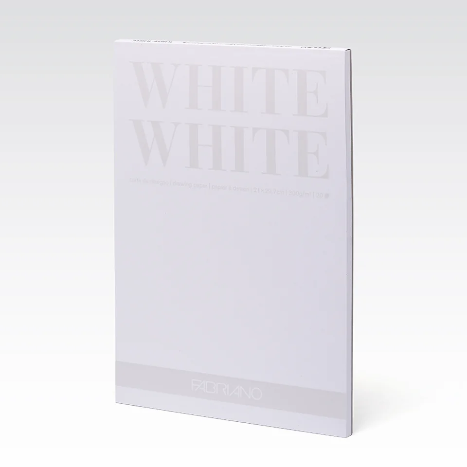 Fabriano WHITE WHITE Paper Pads