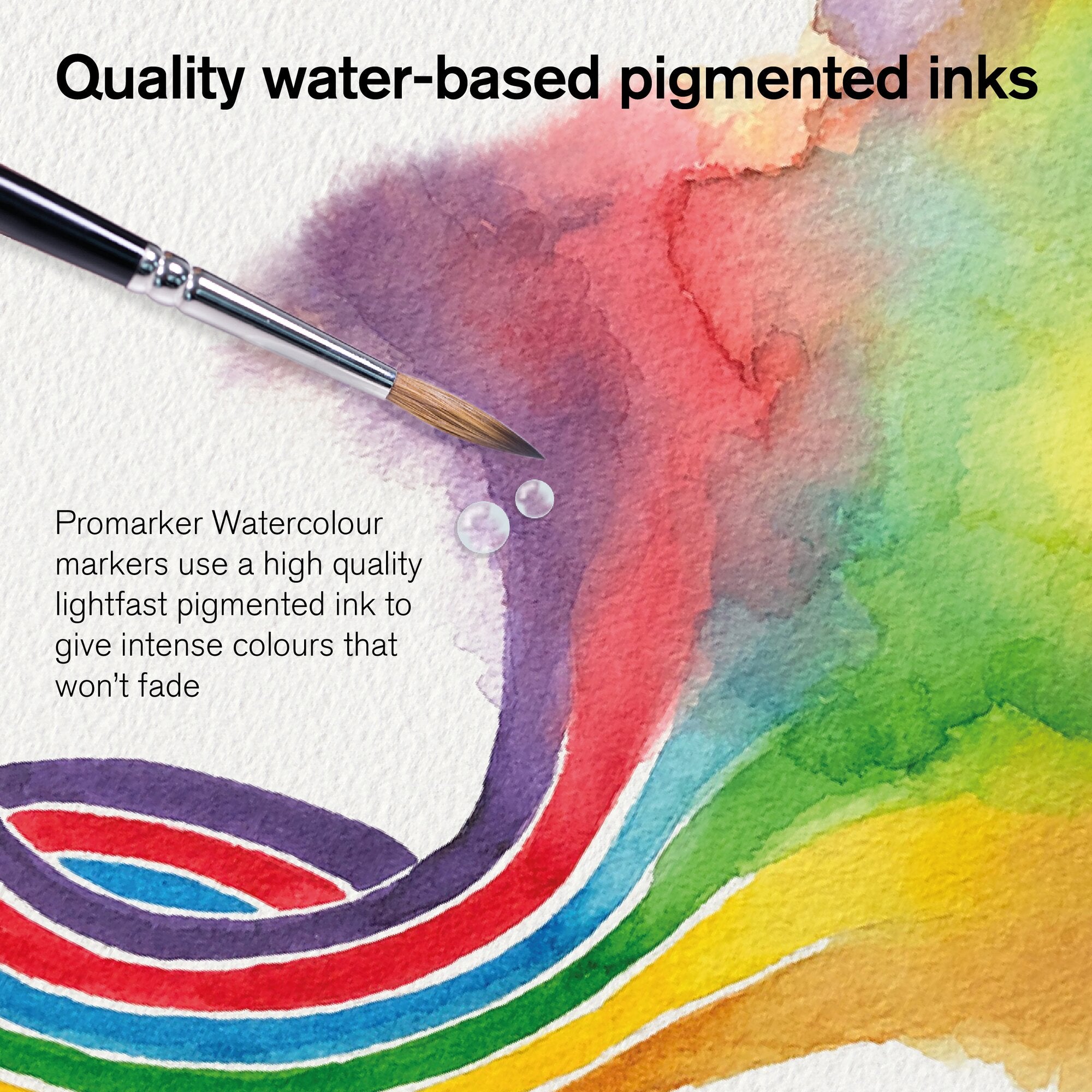 Winsor & Newton Promarker Watercolour Set of 12 Basic