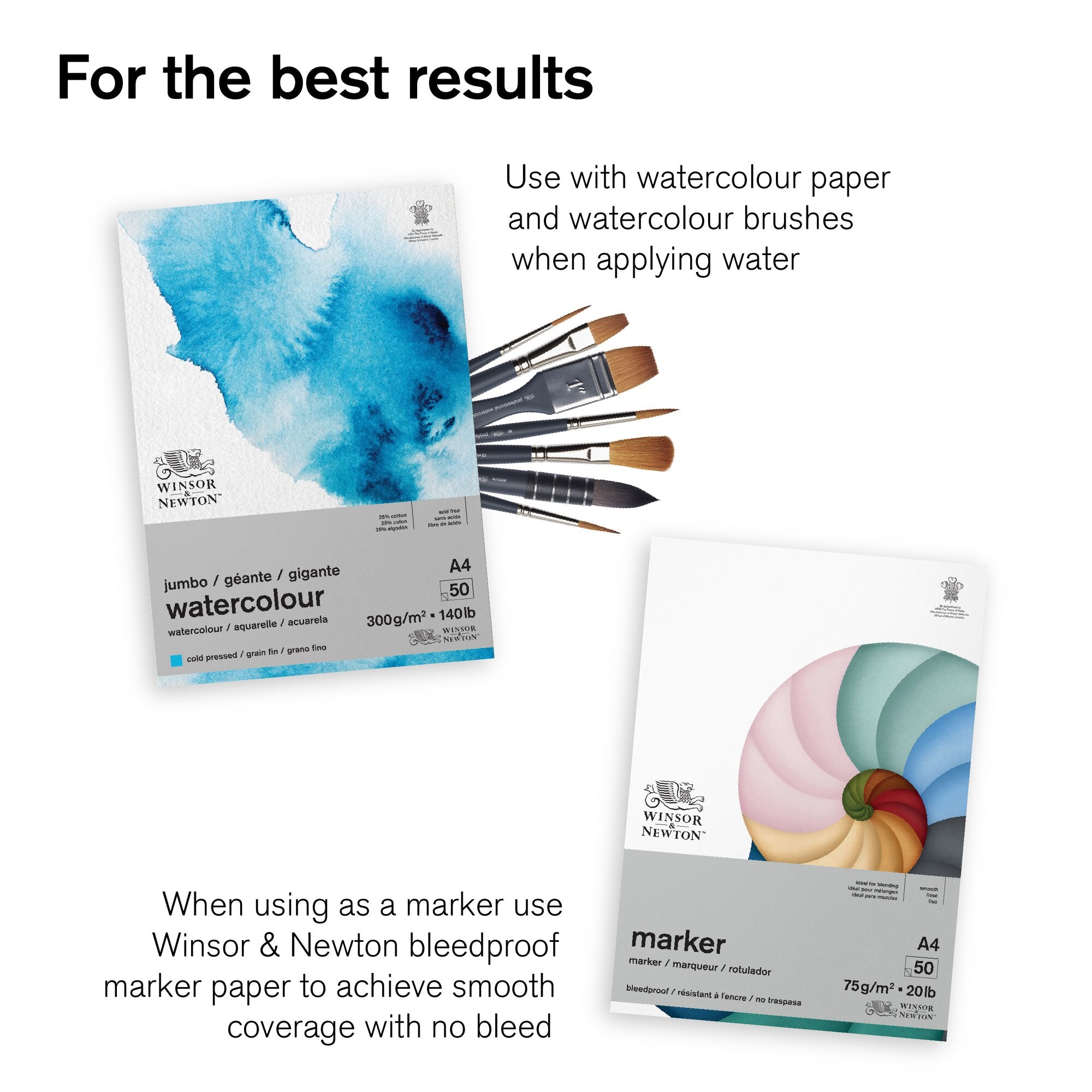 Winsor & Newton Promarker Watercolour Set of 6 Basic