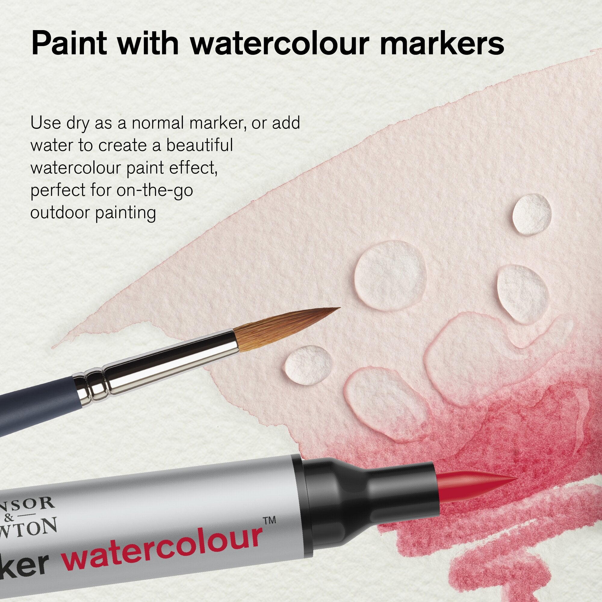 Winsor & Newton Promarker Watercolour Set of 6 Foliage