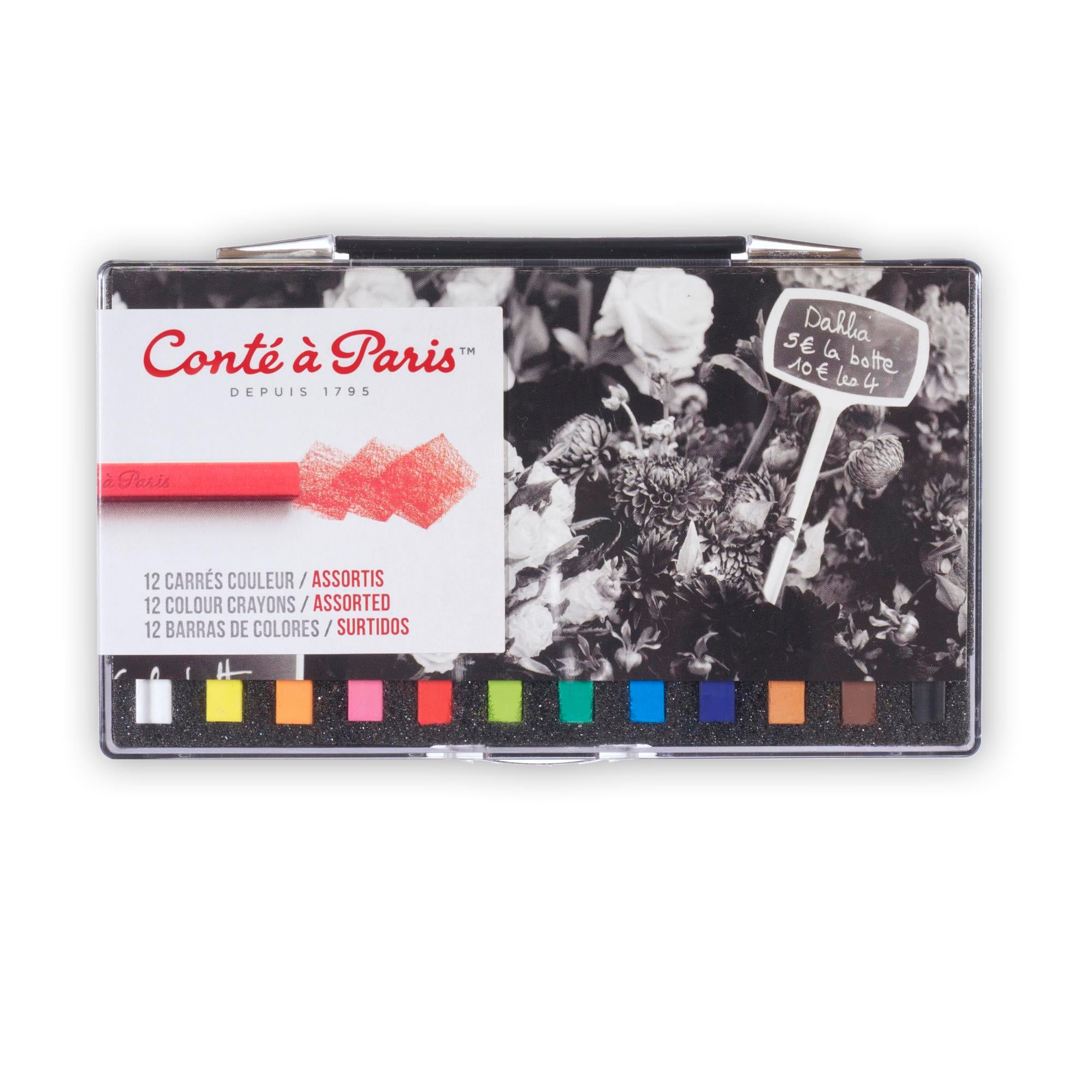 Conte Sketching Crayon Set Assorted Set of 12