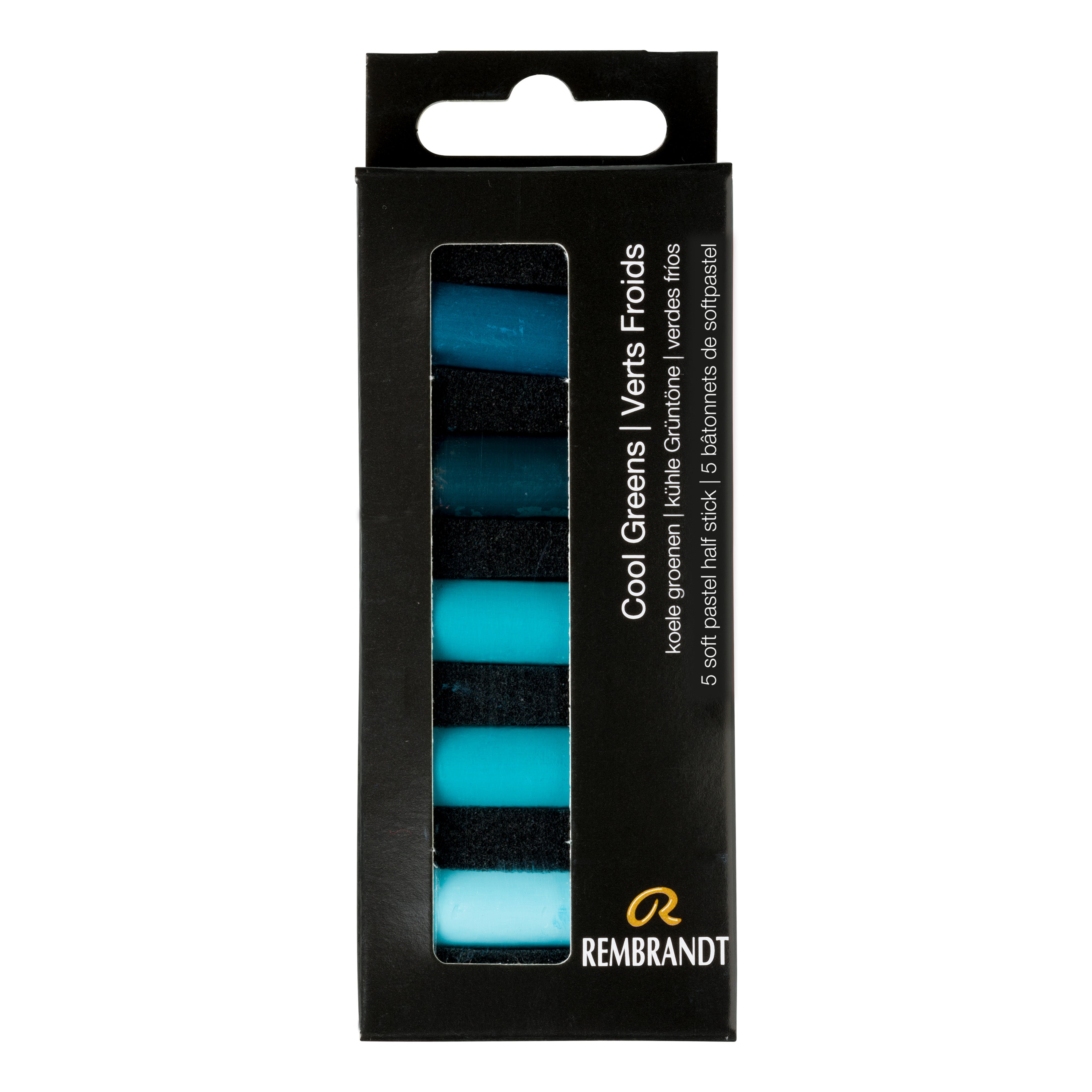 Rembrandt Soft Pastel Set Half Stick Cool Greens