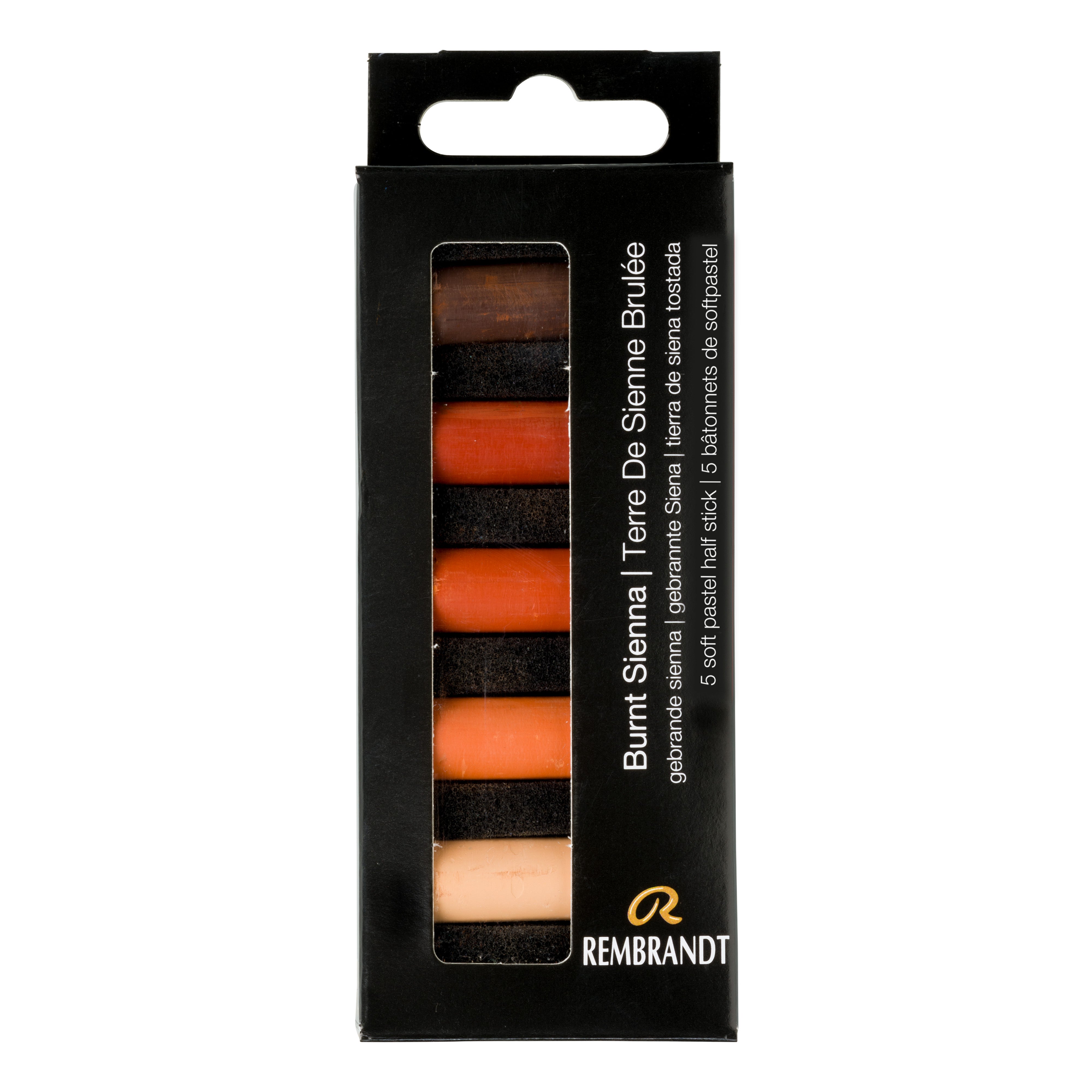 Rembrandt Soft Pastel Set Half Stick Burnt Sienna
