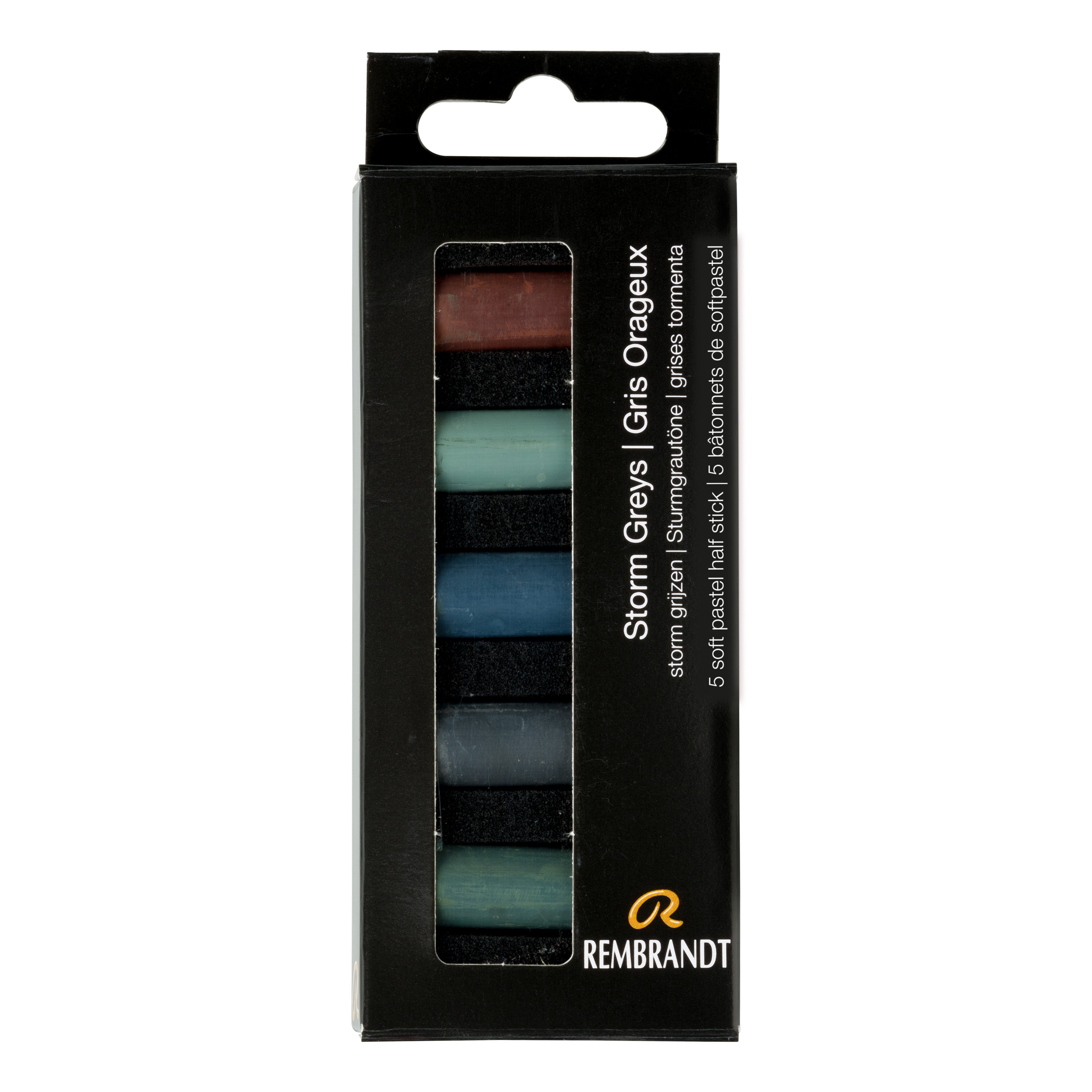 Rembrandt Soft Pastel Set Half Stick Storm Greys