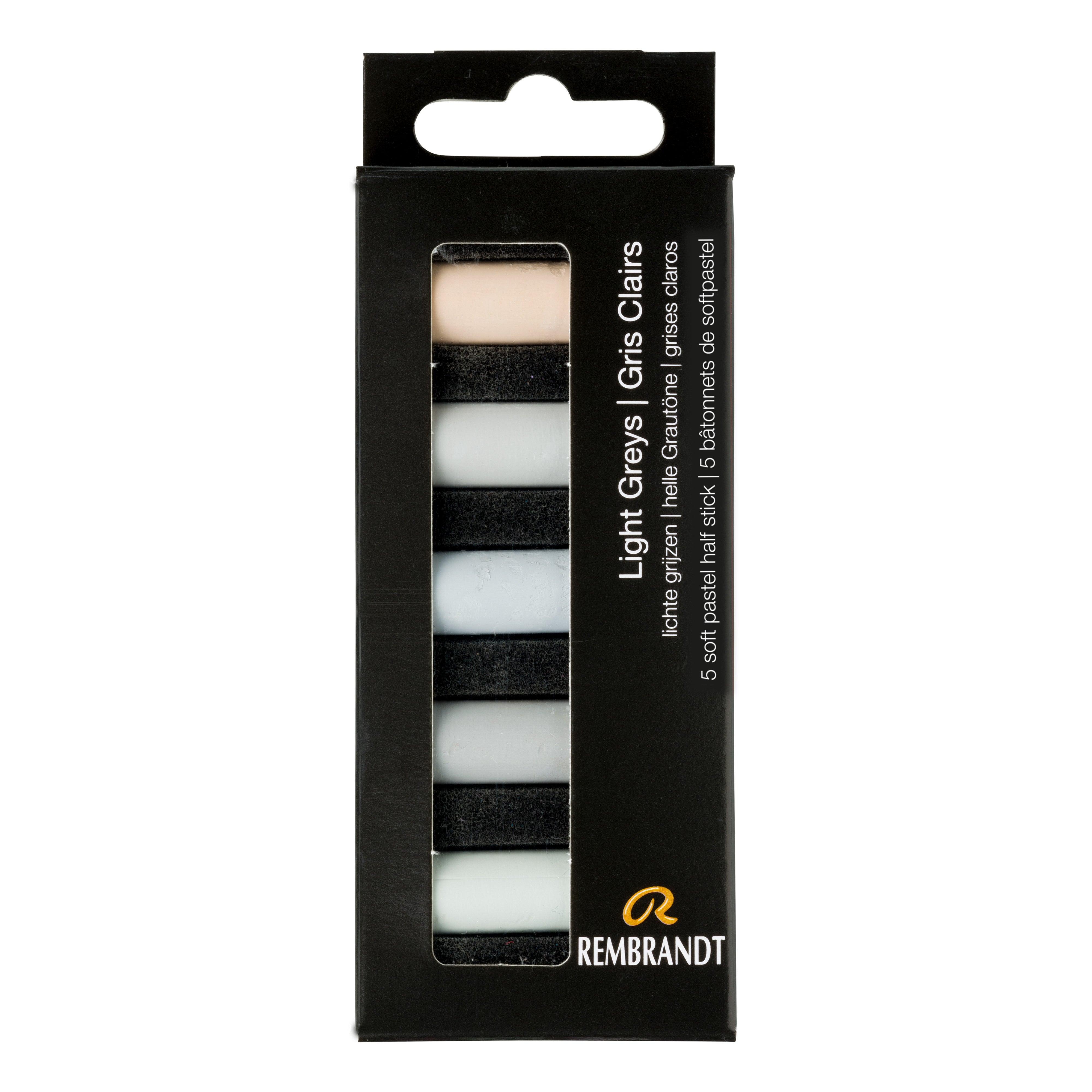 Rembrandt Soft Pastel Set Half Stick Light Greys