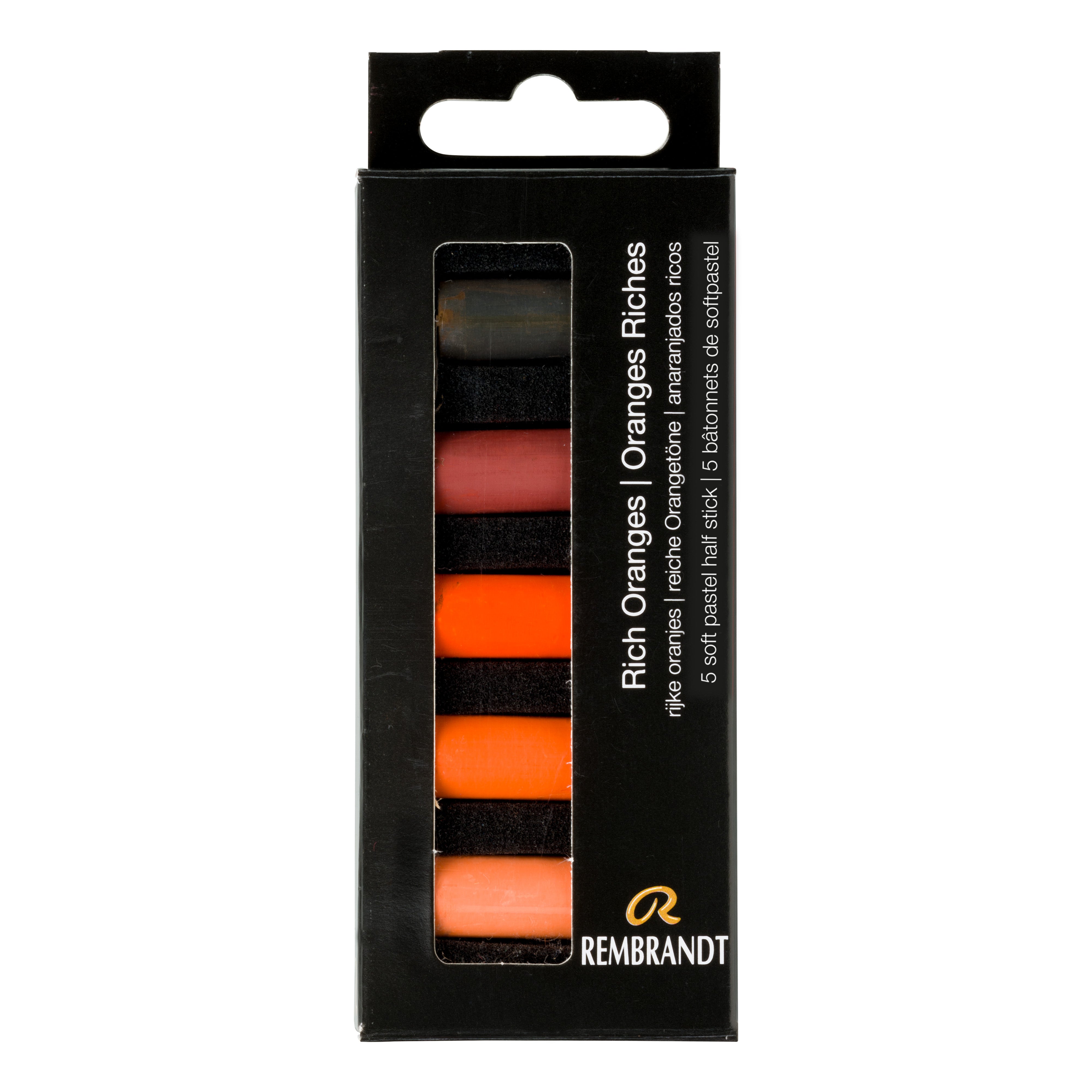 Rembrandt Soft Pastel Set Half Stick Rich Orange