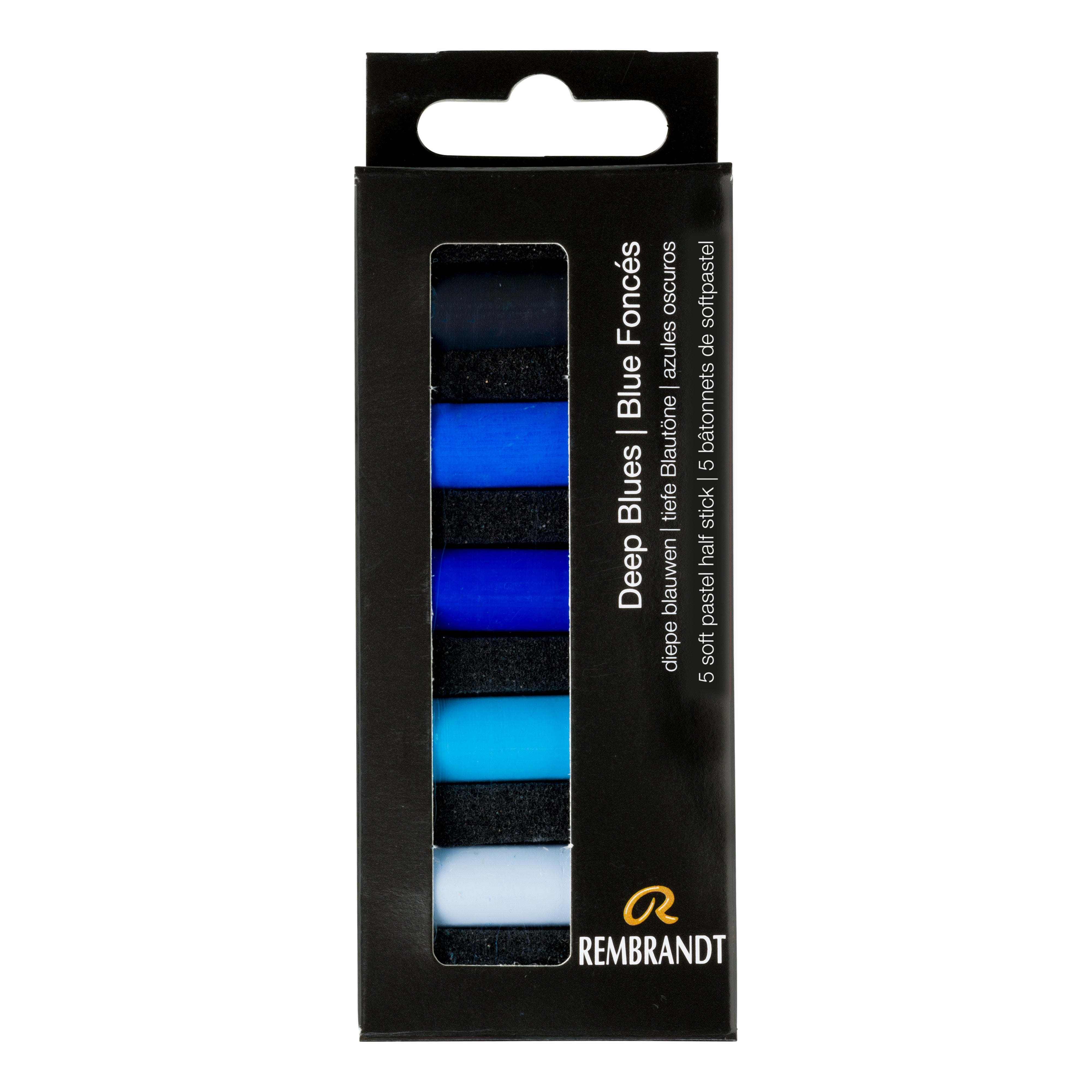 Rembrandt Soft Pastel Set Half Stick Deep Blues