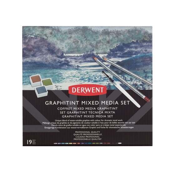 Derwent Graphitint Mixed Media Set of 19