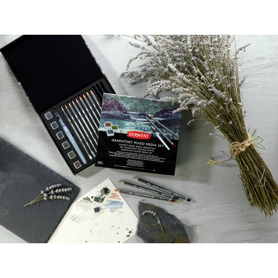 Derwent Graphitint Mixed Media Set of 19