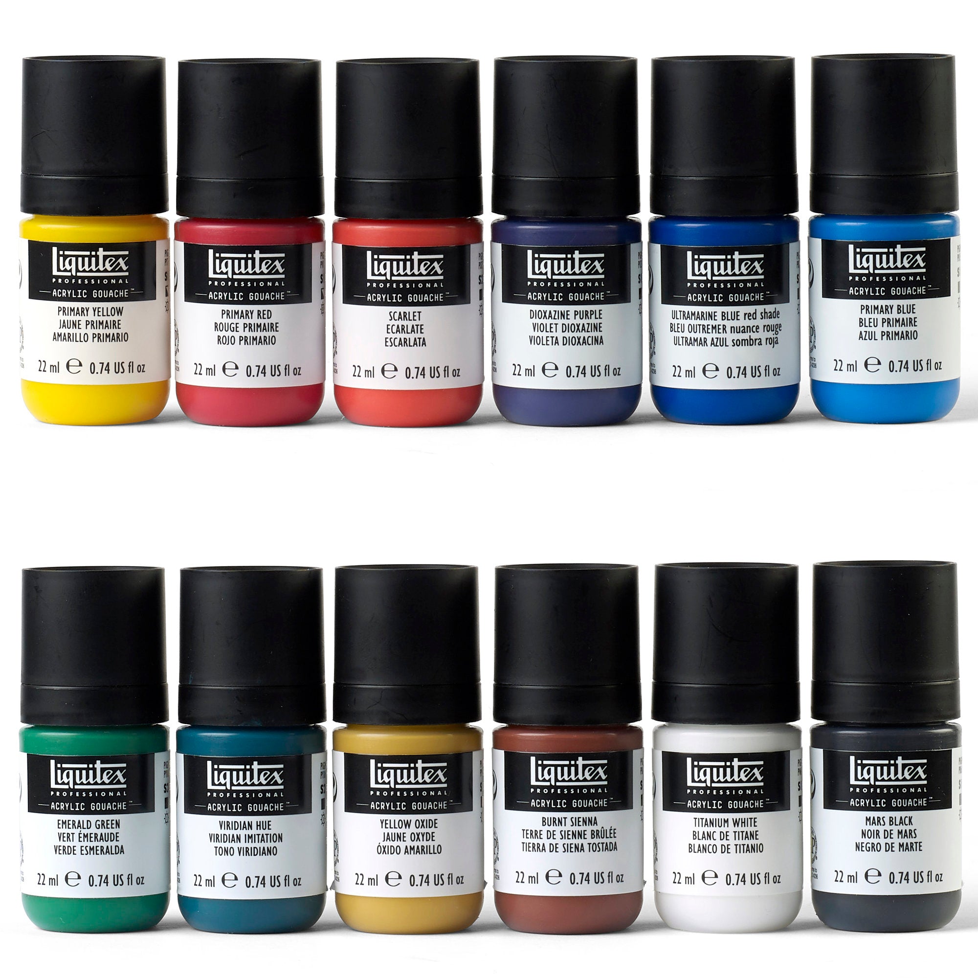 Liquitex Acrylic Gouache Set - Essential 12 x 22ml