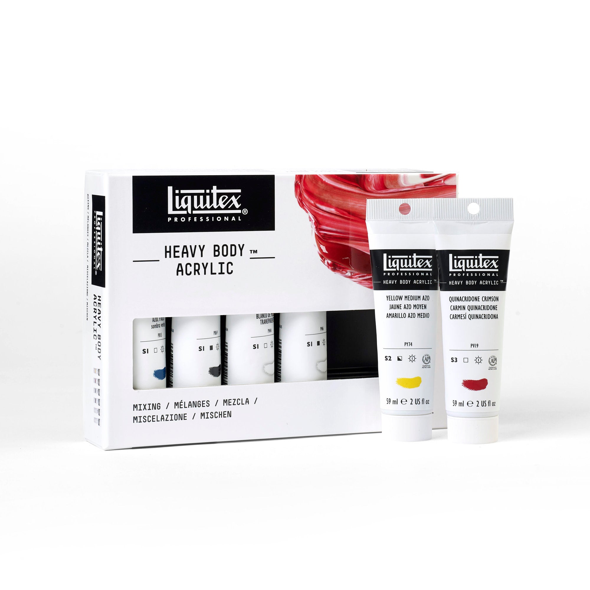 Liquitex Professional Heavy Body Acrylics Set of 6 - Mixing Primary
