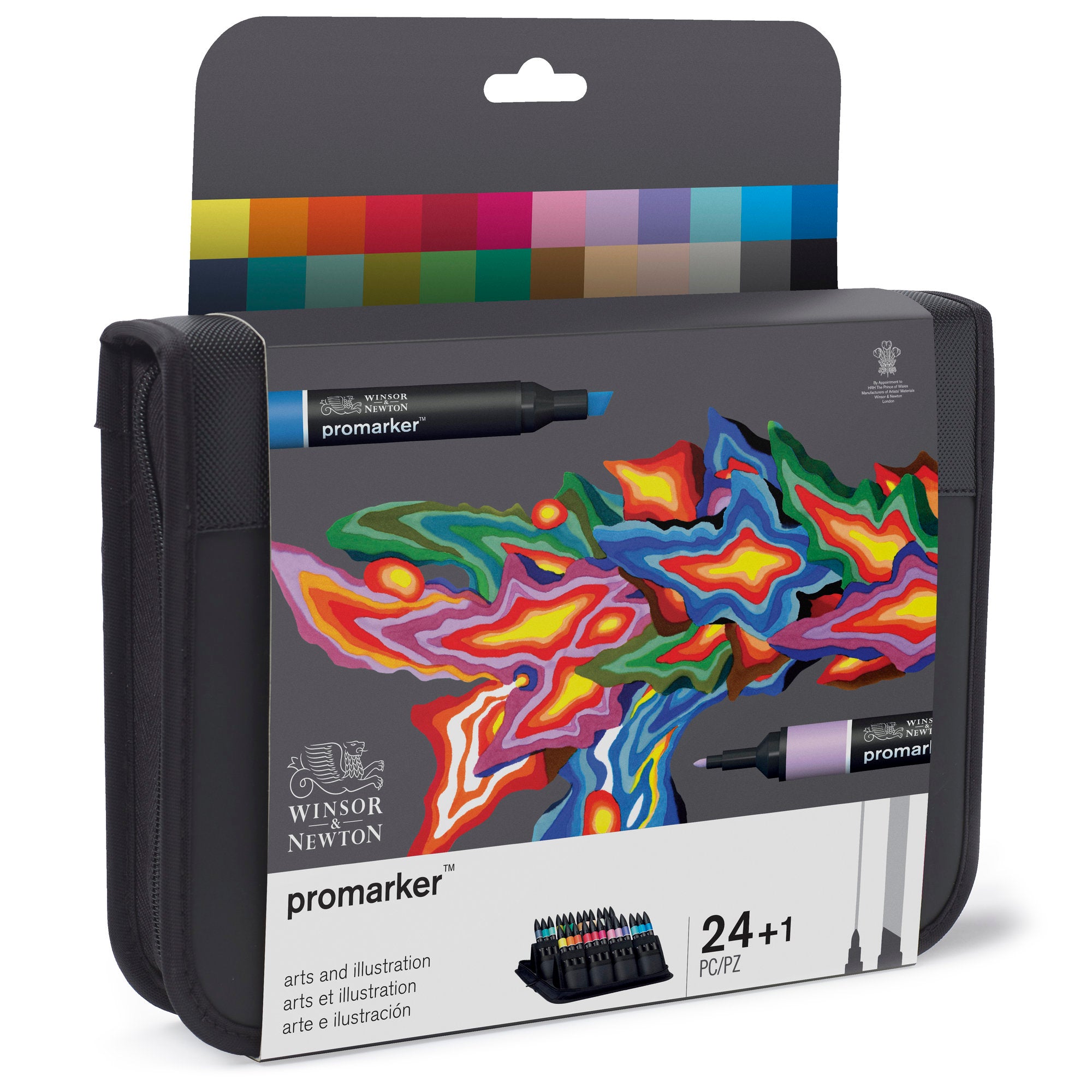 Winsor & Newton Promarker Set of 24 Art & Illustration Wallet