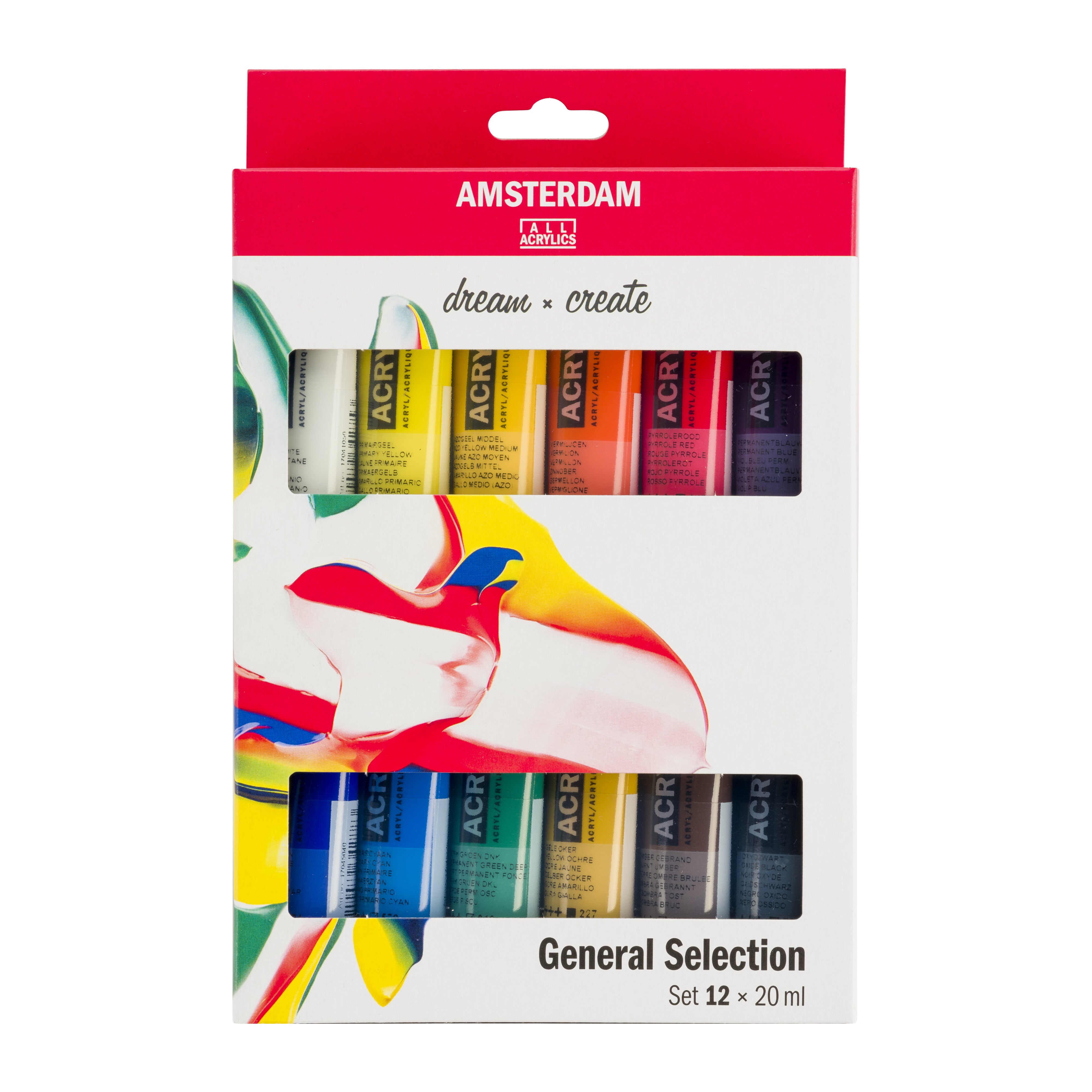 Amsterdam Standard Series Acrylic - General Selection Set of 12 x 20ml