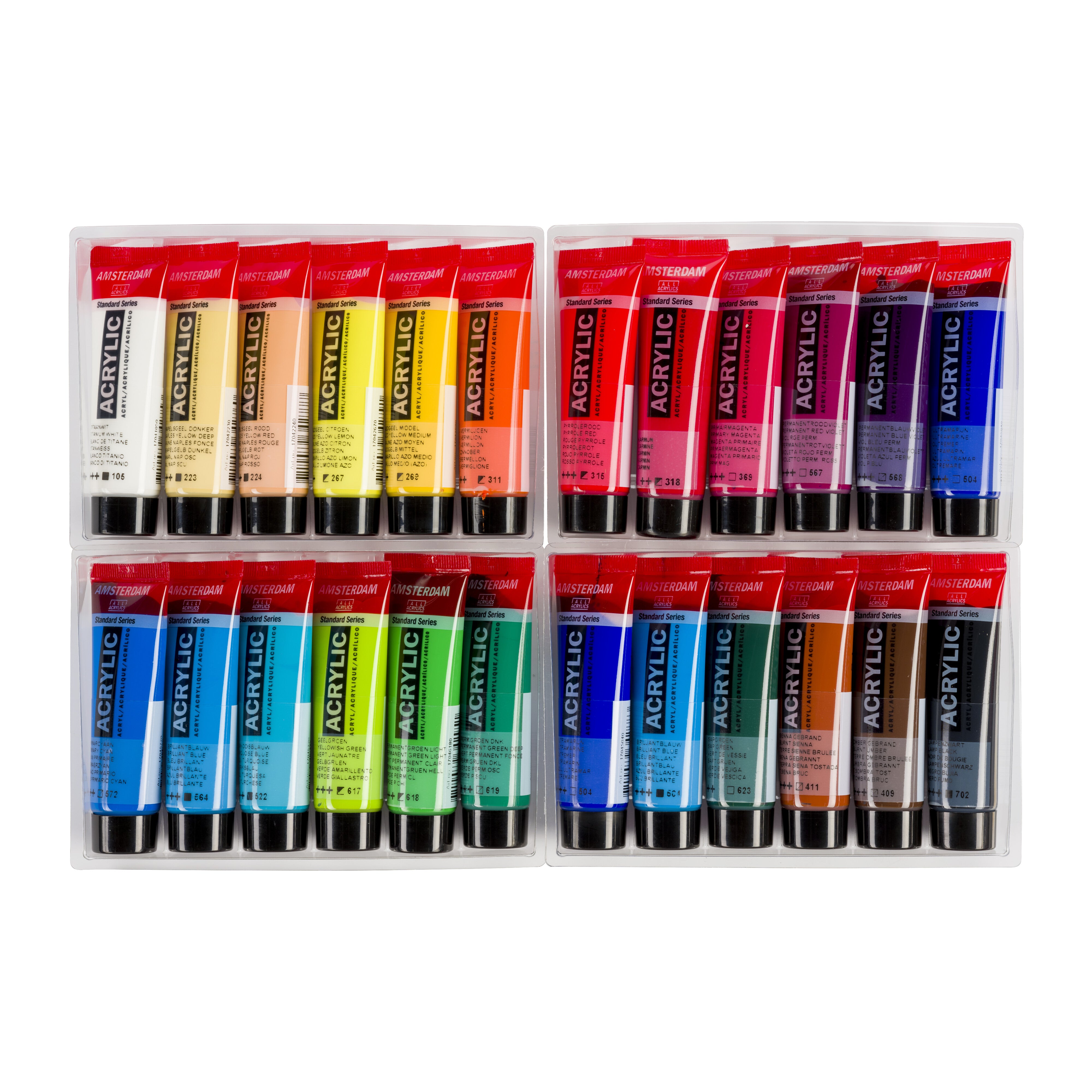 Amsterdam Standard Series Acrylic - General Selection Set of 24 x 20ml
