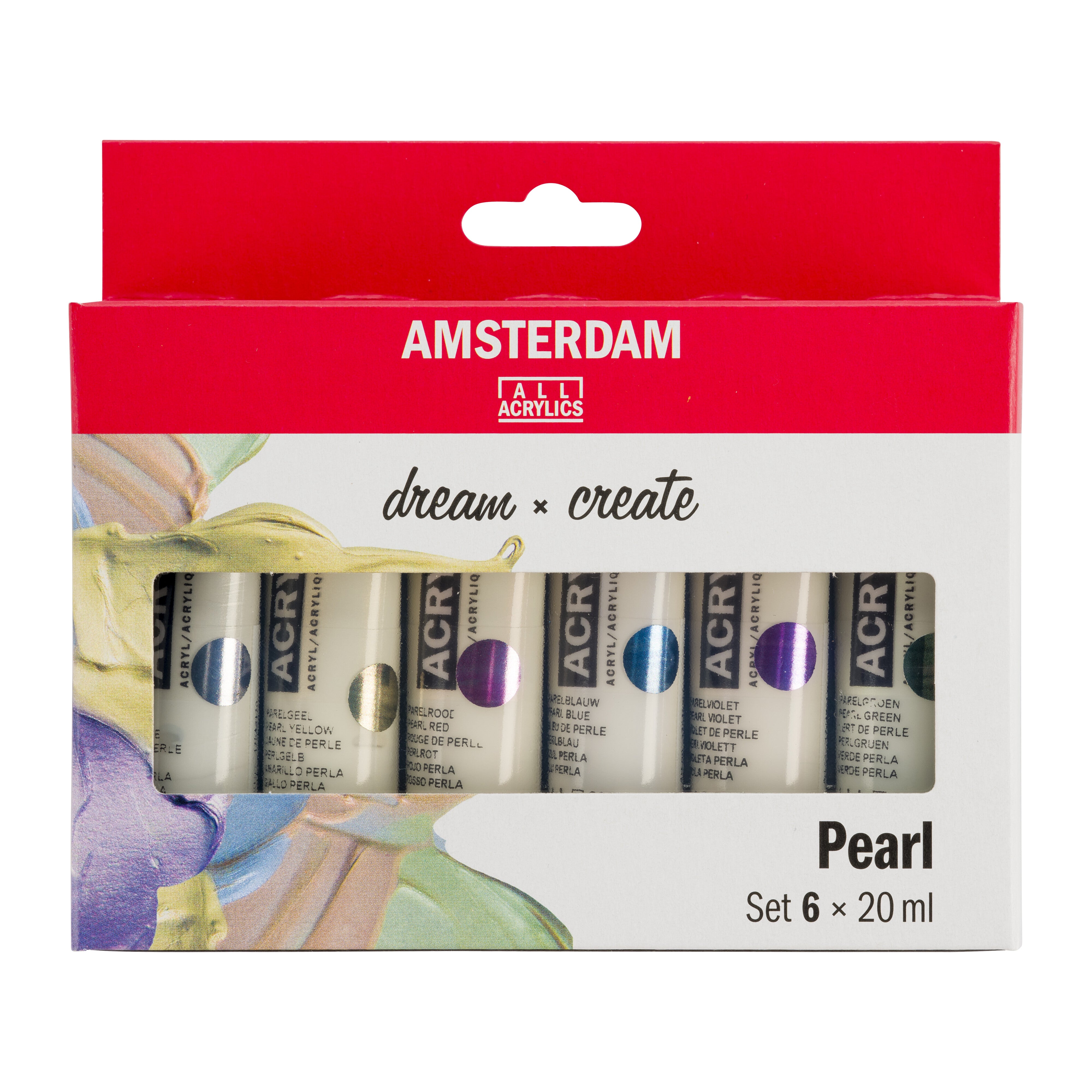 Amsterdam Standard Series Acrylic - Pearl Set of 6 x 20ml