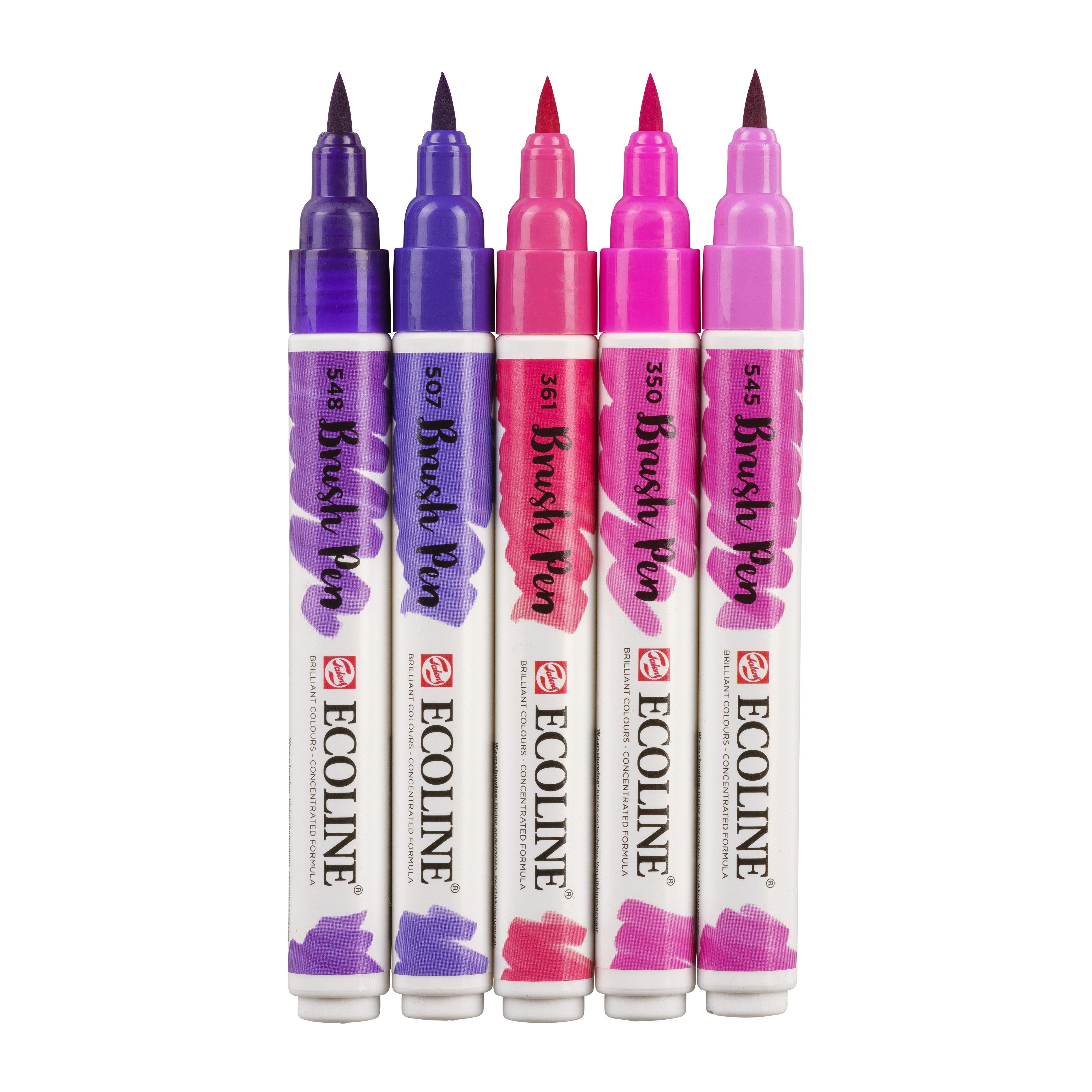 Ecoline Brush Pen Violet Set of 5