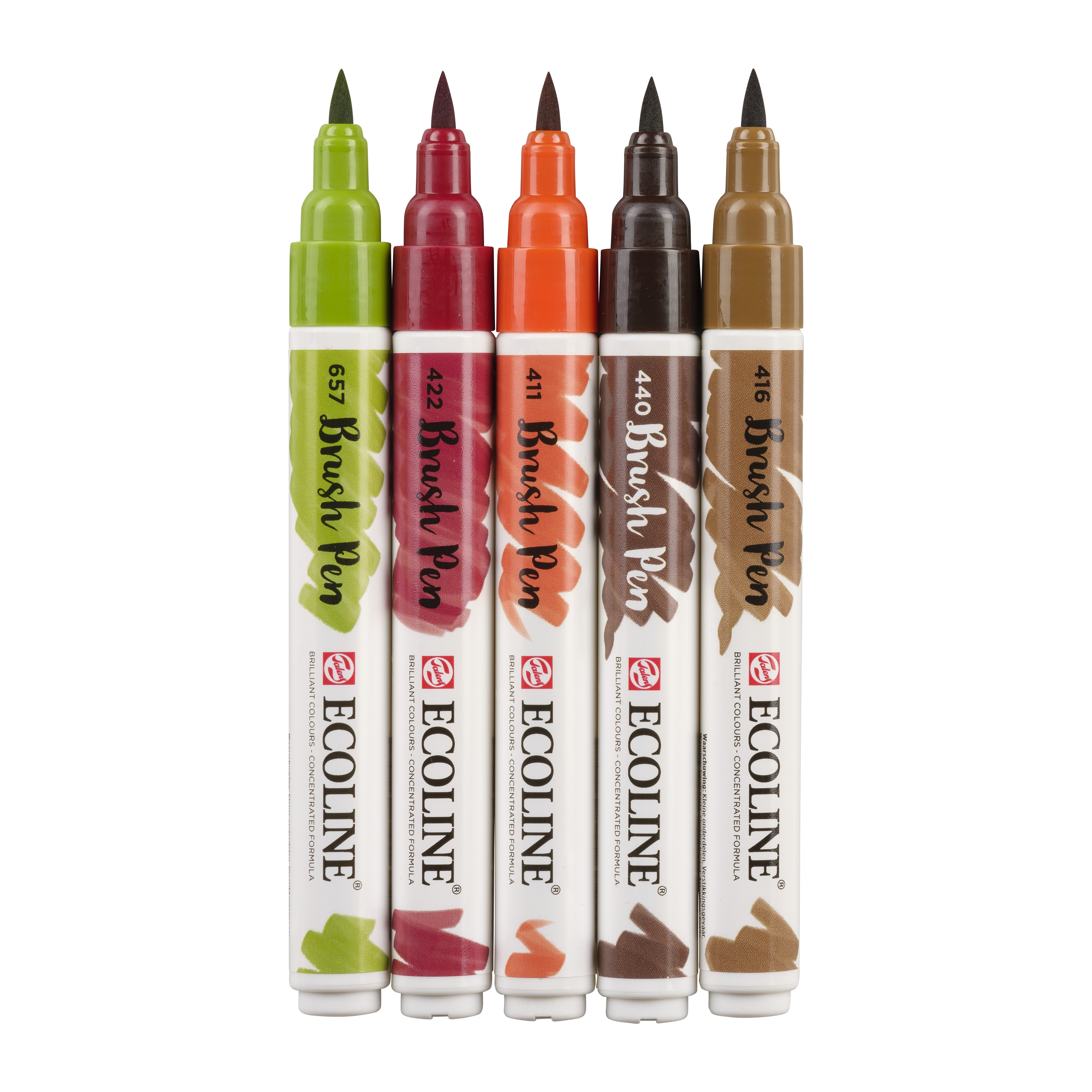 Ecoline Brush Pen Autumn Set of 5