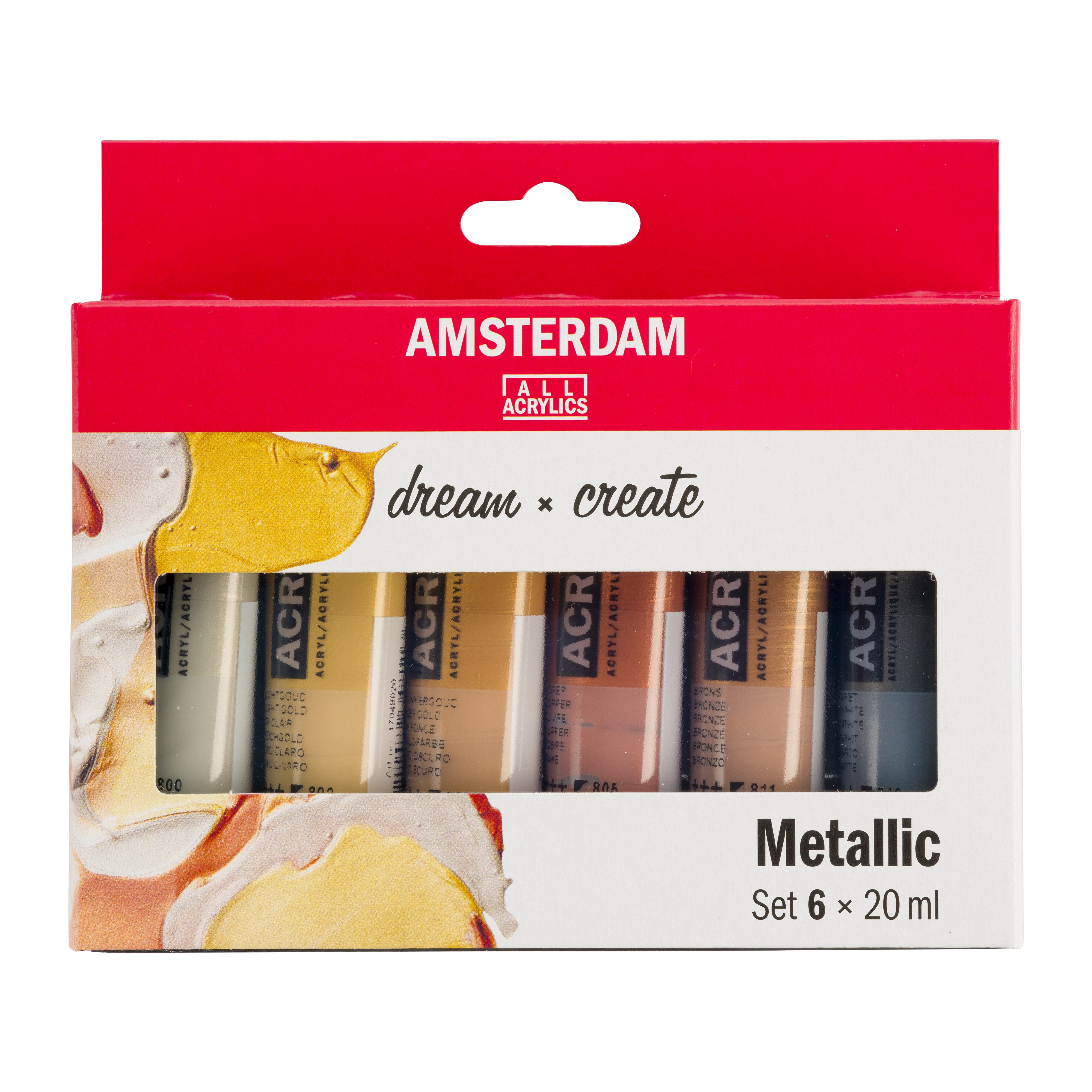 Amsterdam Standard Series Acrylic - Metallic Set of 6 x 20ml