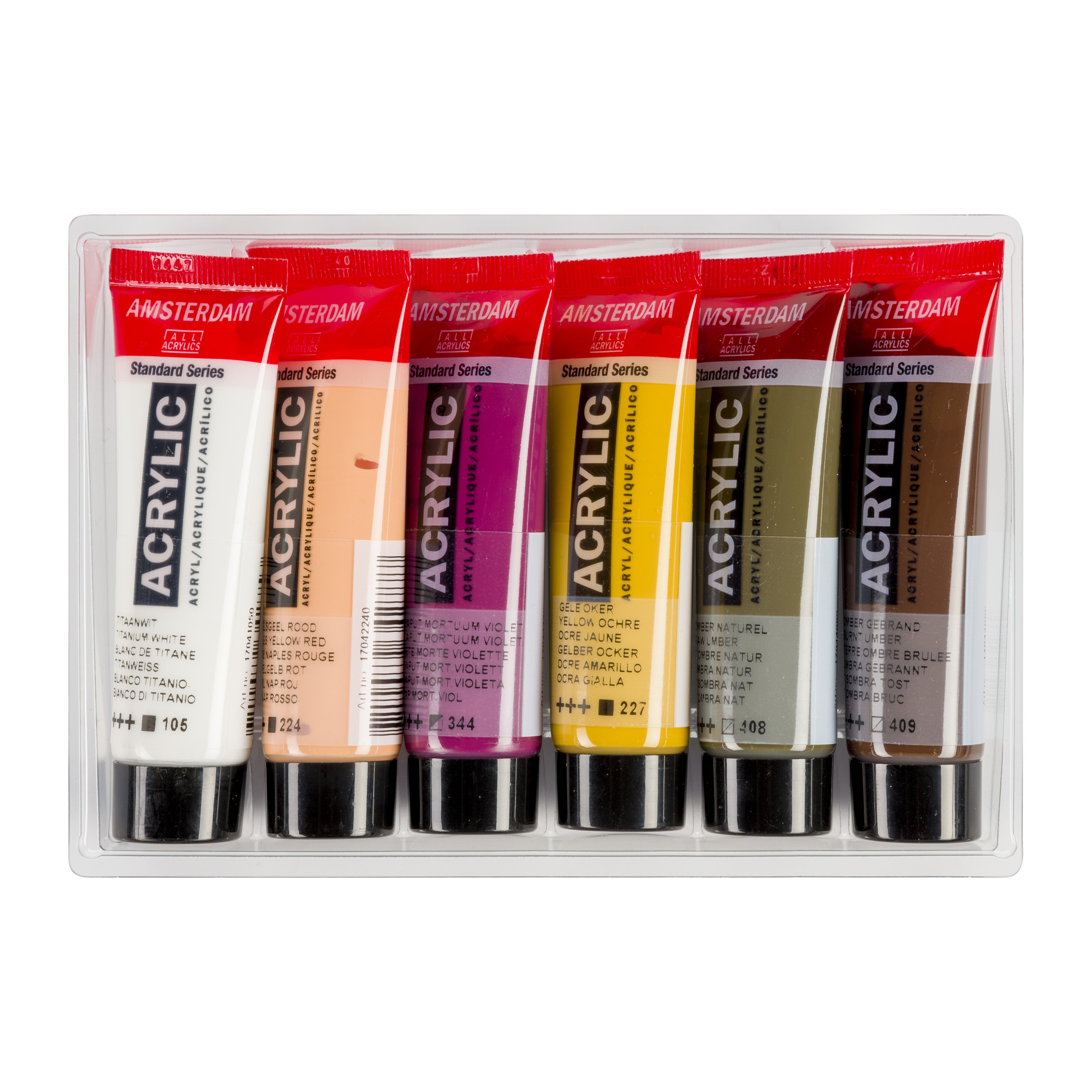 Amsterdam Standard Series Acrylic - Portrait Set of 6 x 20ml