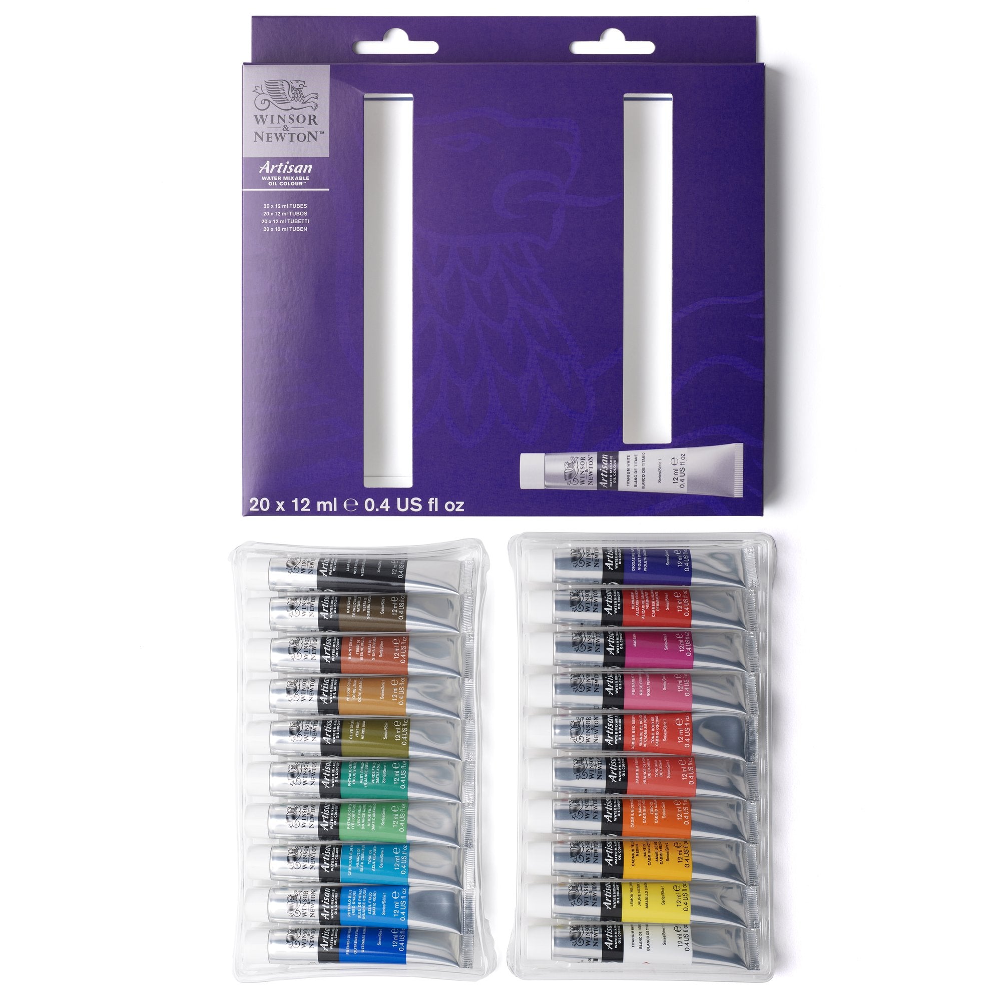 Winsor & Newton Artisan Water Mixable Oil Colour Set of 20