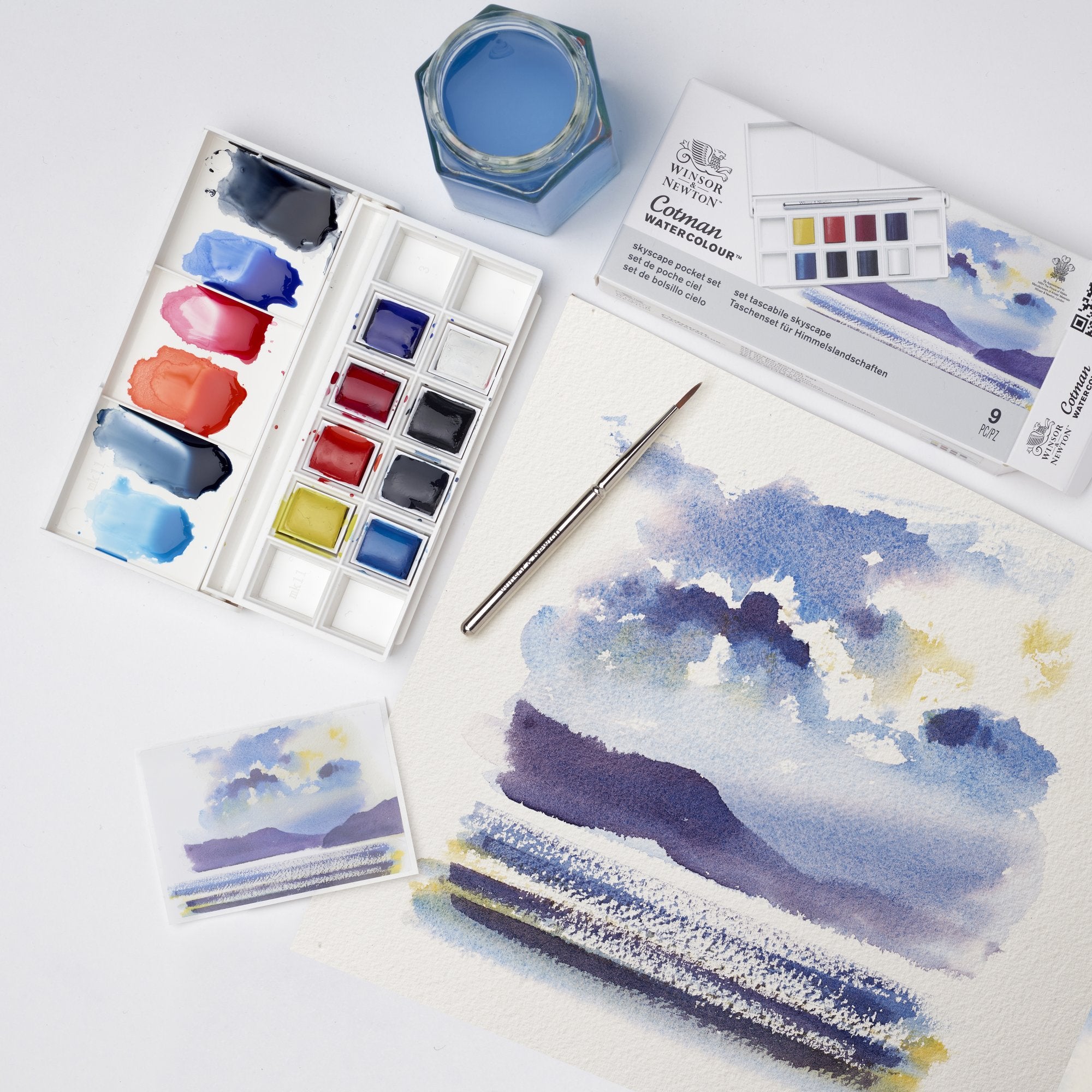 Winsor & Newton Cotman Watercolour Pocket Skyscape Set of 8