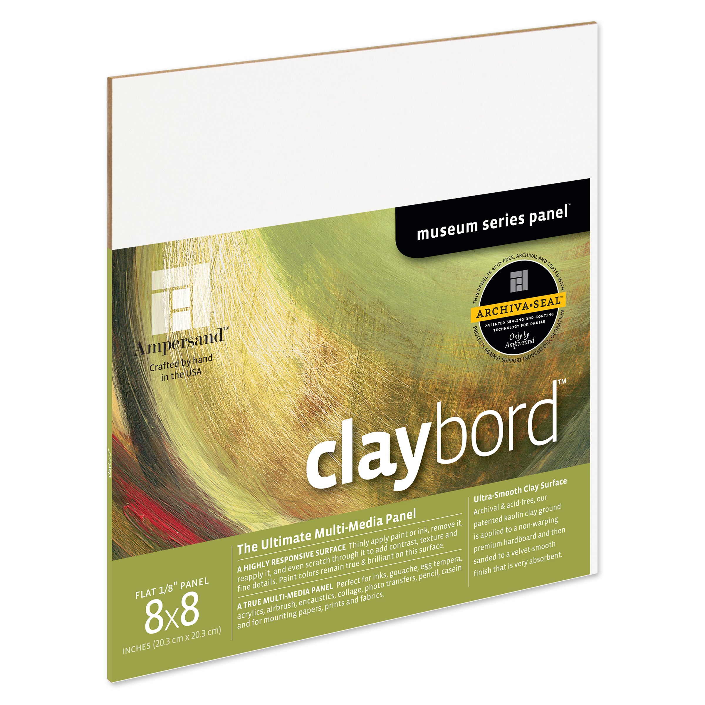 Ampersand Claybord Panels 1/8" Profile