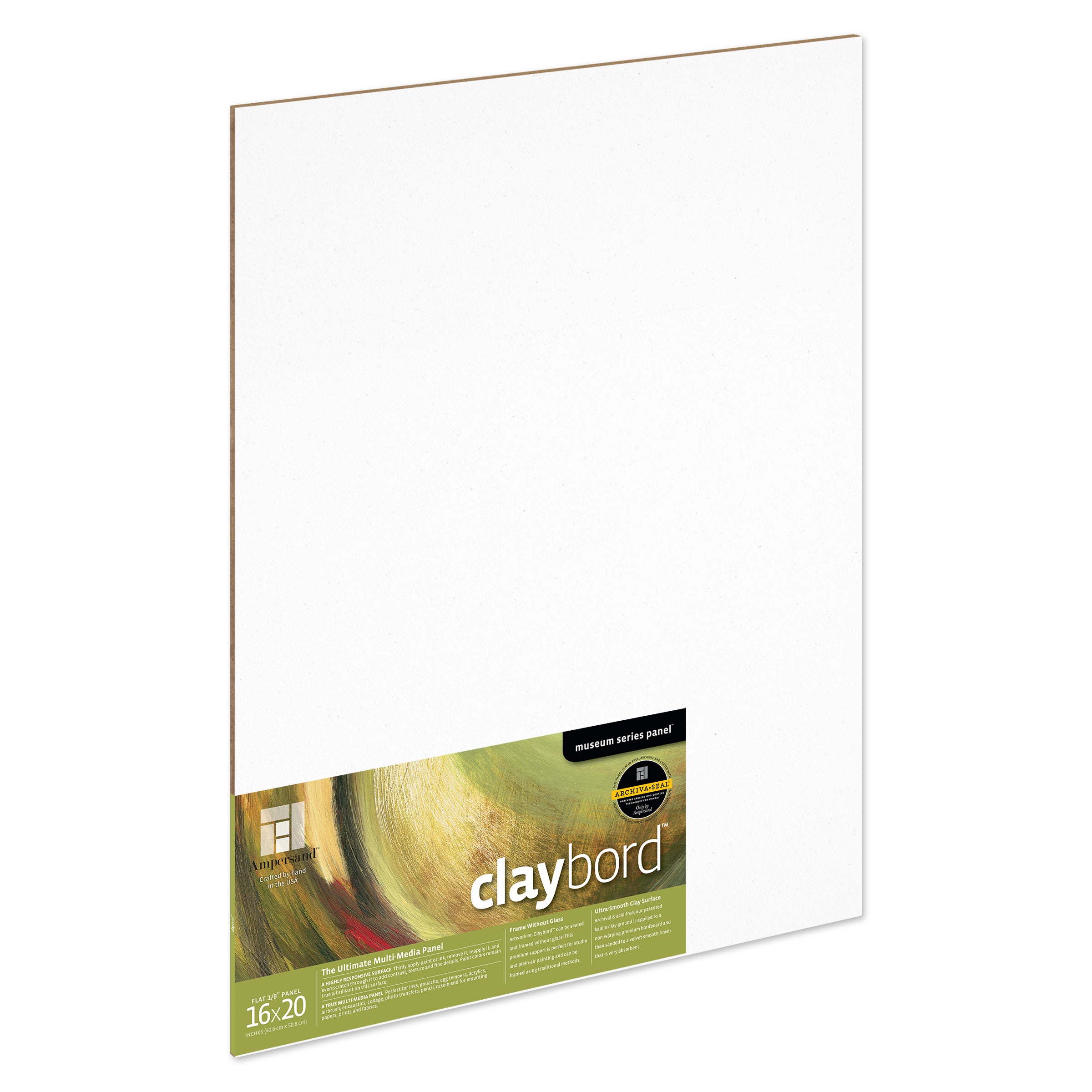 Ampersand Claybord Panels 1/8" Profile