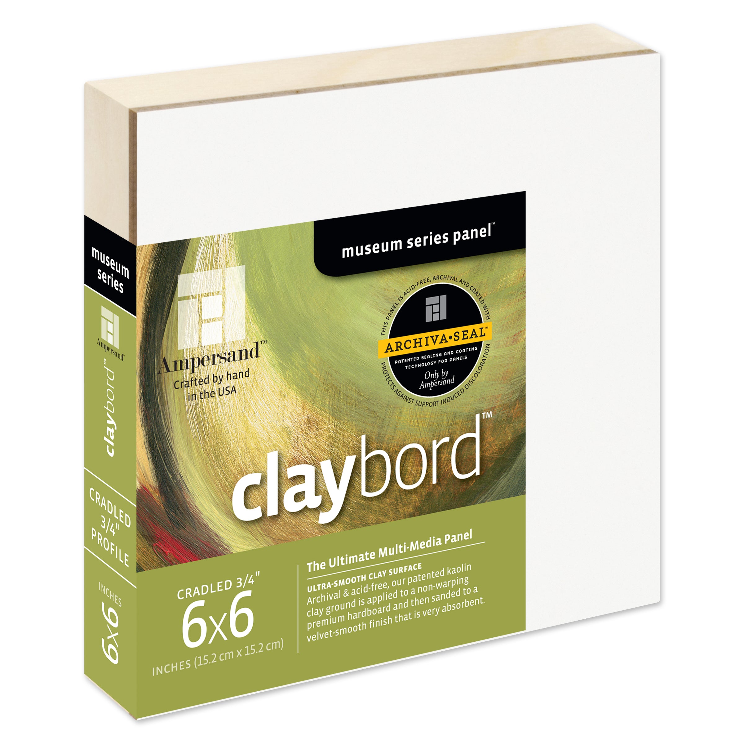 Ampersand Claybord Panels 3/4" Profile