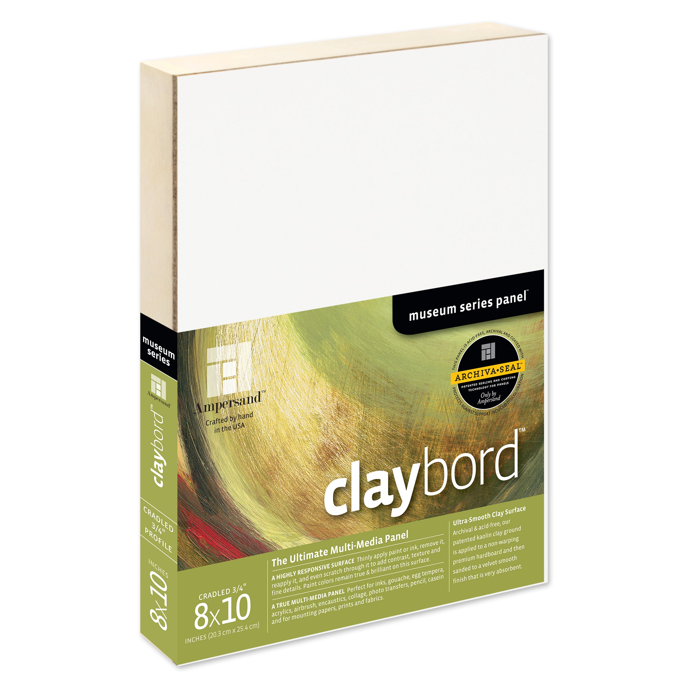 Ampersand Claybord Panels 3/4" Profile