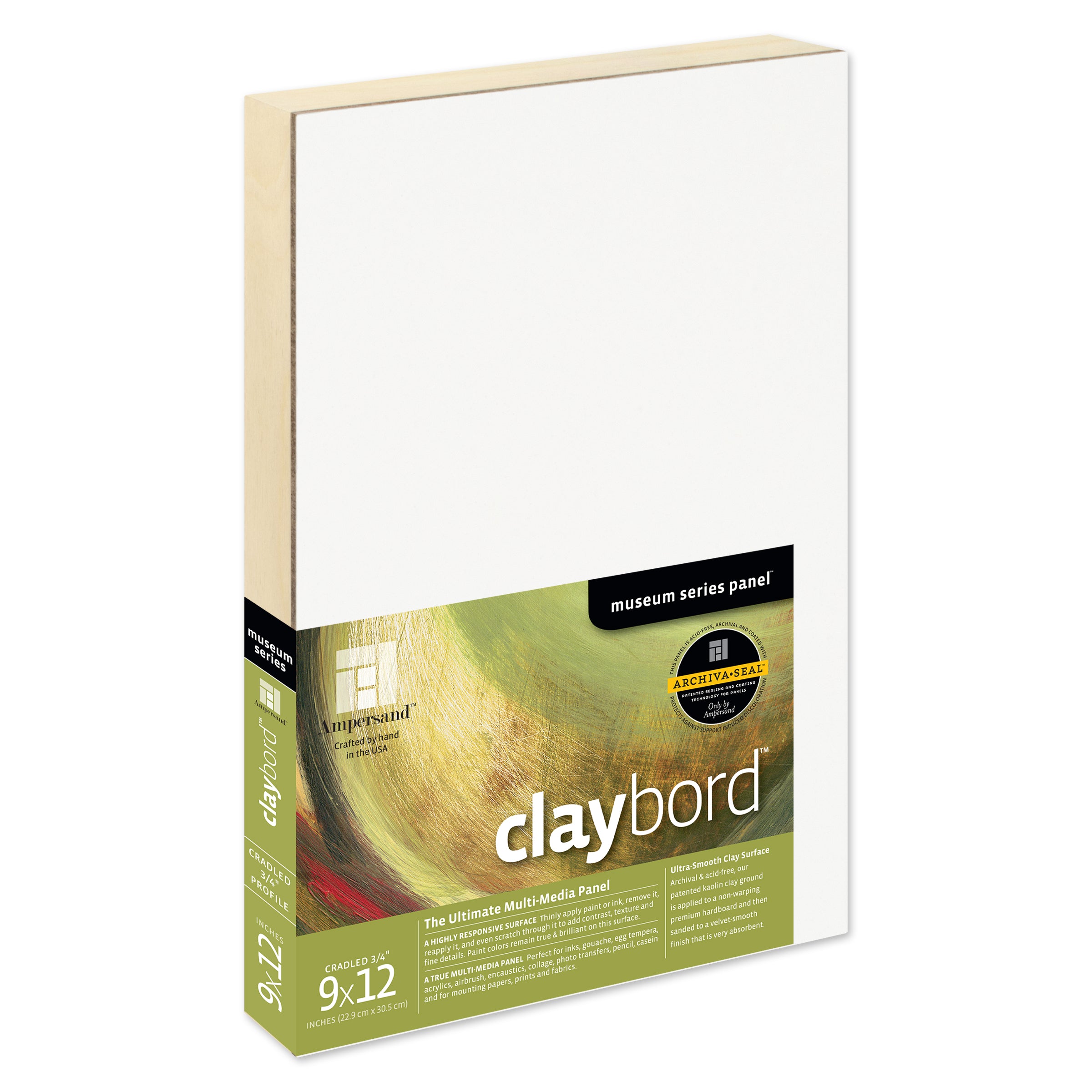 Ampersand Claybord Panels 3/4" Profile