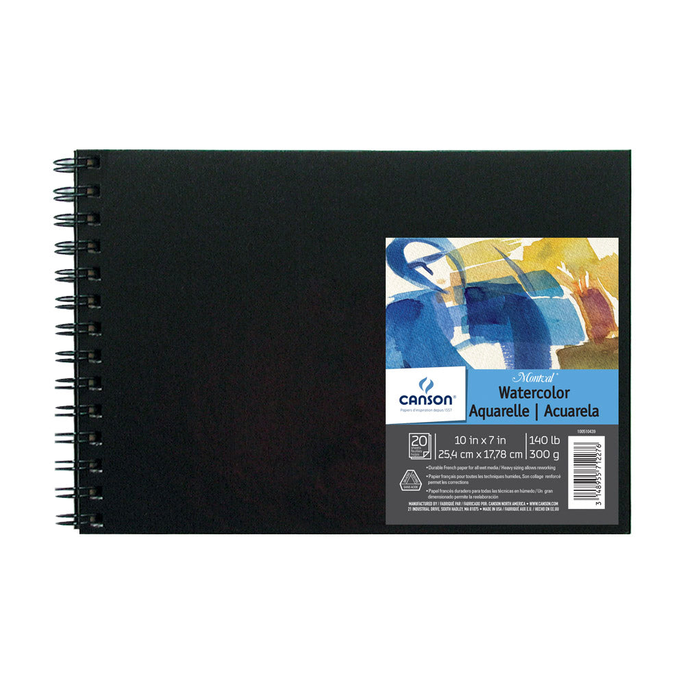 Canson Montval Watercolour Paper Spiralbound Pads