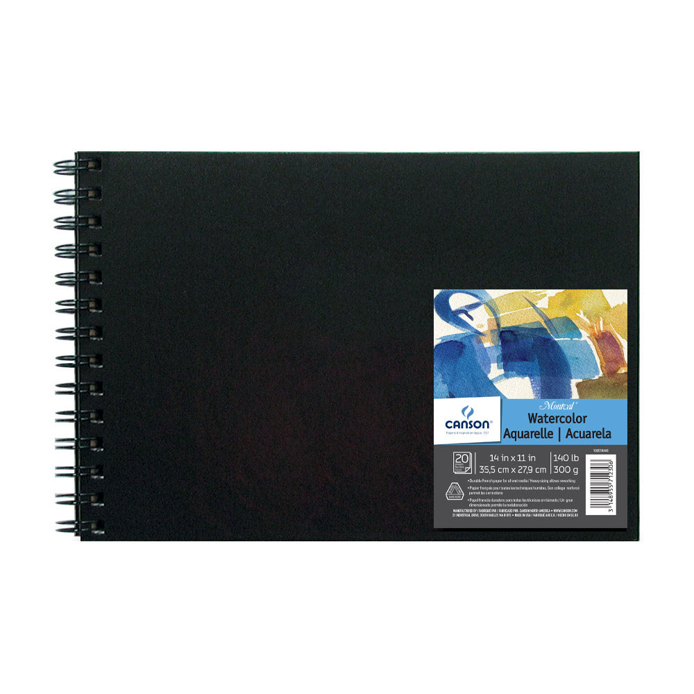 Canson Montval Watercolour Paper Spiralbound Pads