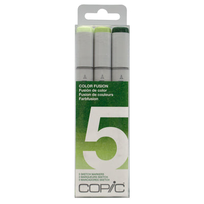 COPIC Sketch Marker Color Fusion 5 Set of 3