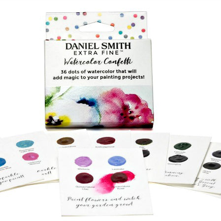 Daniel Smith Extra Fine Watercolors Dot Card set of 36 Confetti