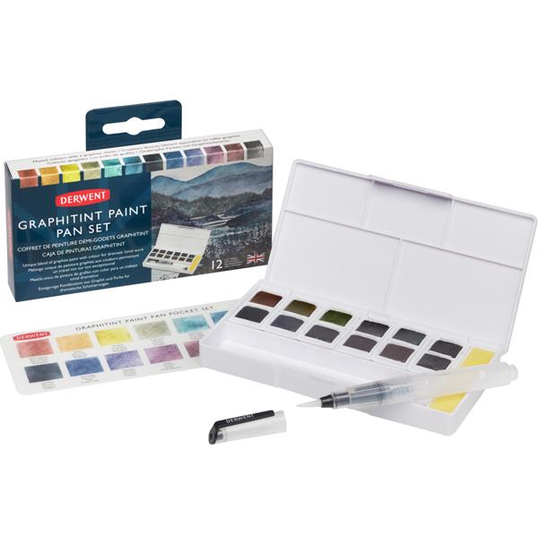 Derwent Graphitint Paint Palette Set of 12
