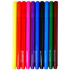Faber-Castell Grip Colour Marker Set of 10