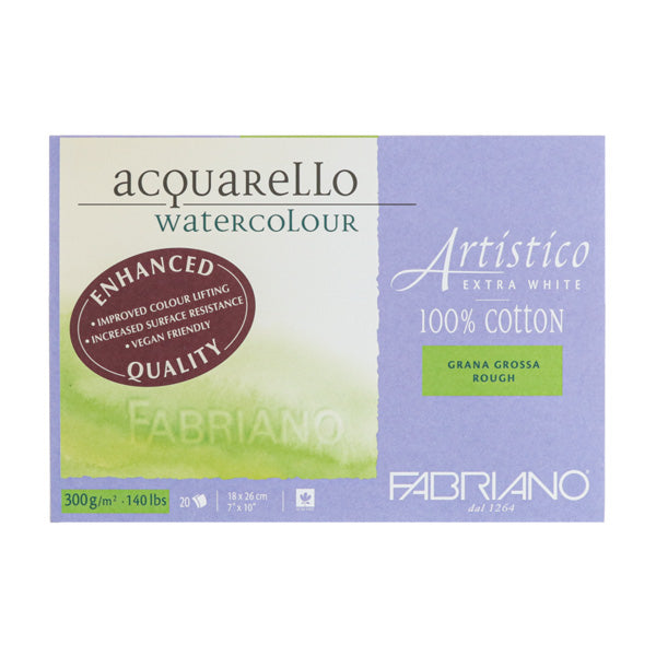 Fabriano Artistico Extra White Watercolour Paper Blocks