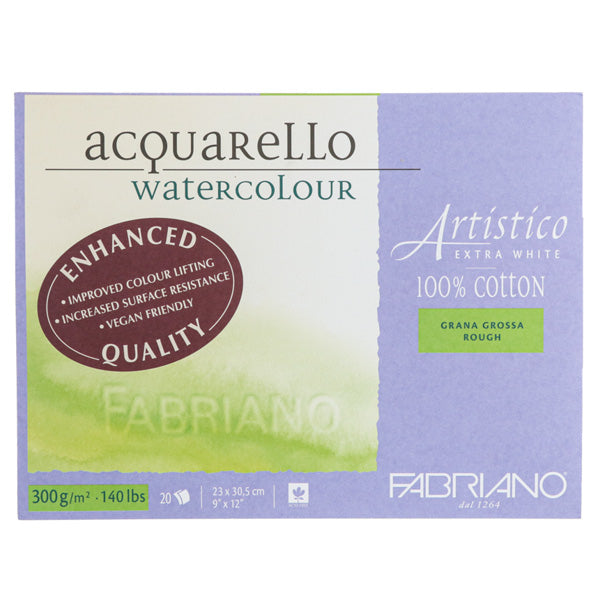 Fabriano Artistico Extra White Watercolour Paper Blocks