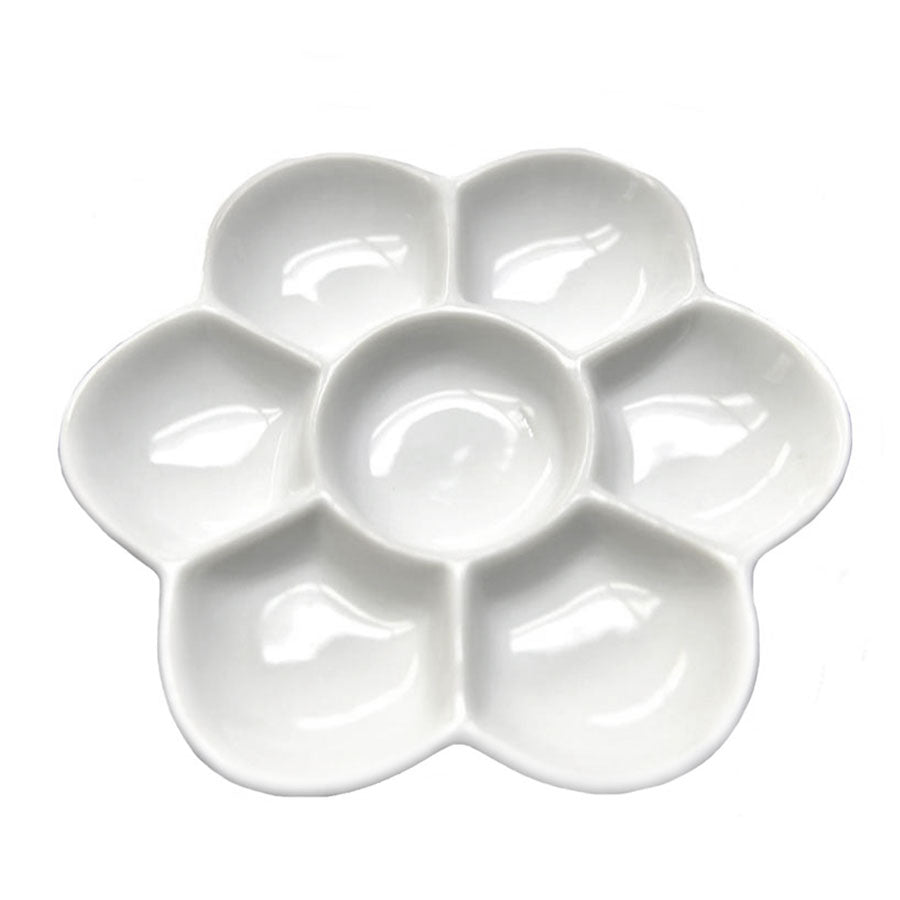 FC Art Ceramic Flower Mixing Tray - Flower