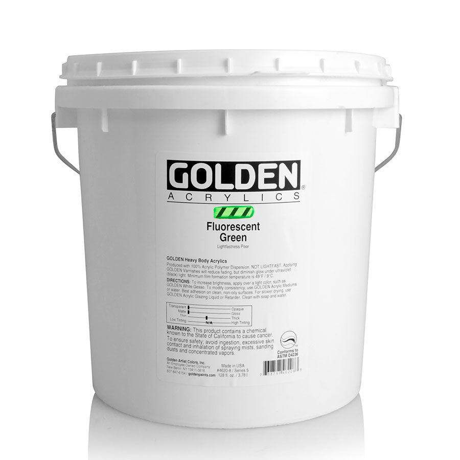 GOLDEN Heavy Body Acrylics - Green or Orange