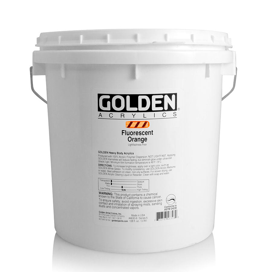 GOLDEN Heavy Body Acrylics - Green or Orange