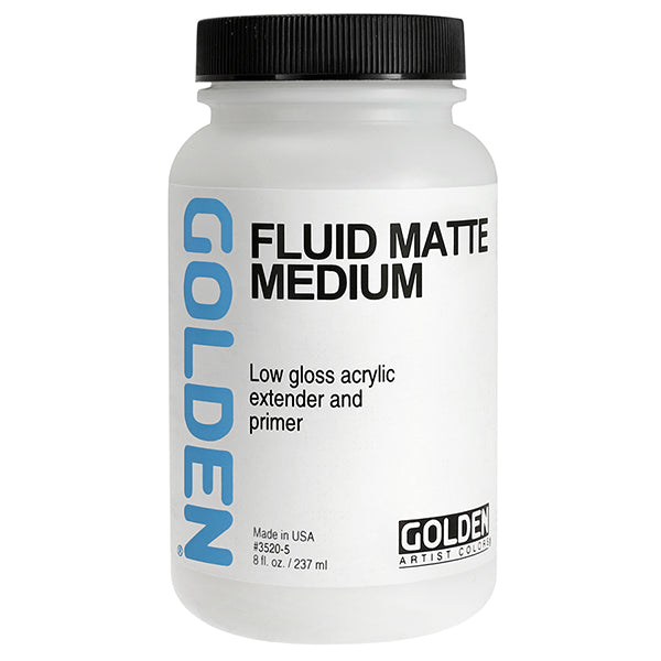 GOLDEN Fluid Matte Medium - 8oz