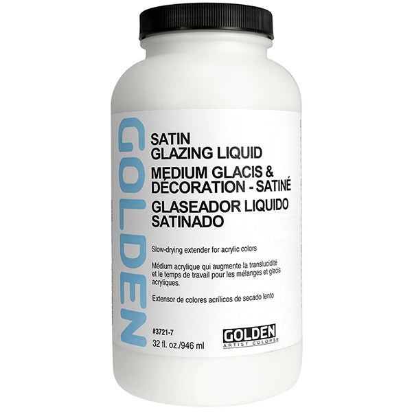 GOLDEN Satin Glazing Liquid Mediums