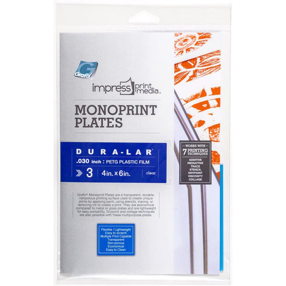 Grafix Monoprinting Plates - Packs of 3