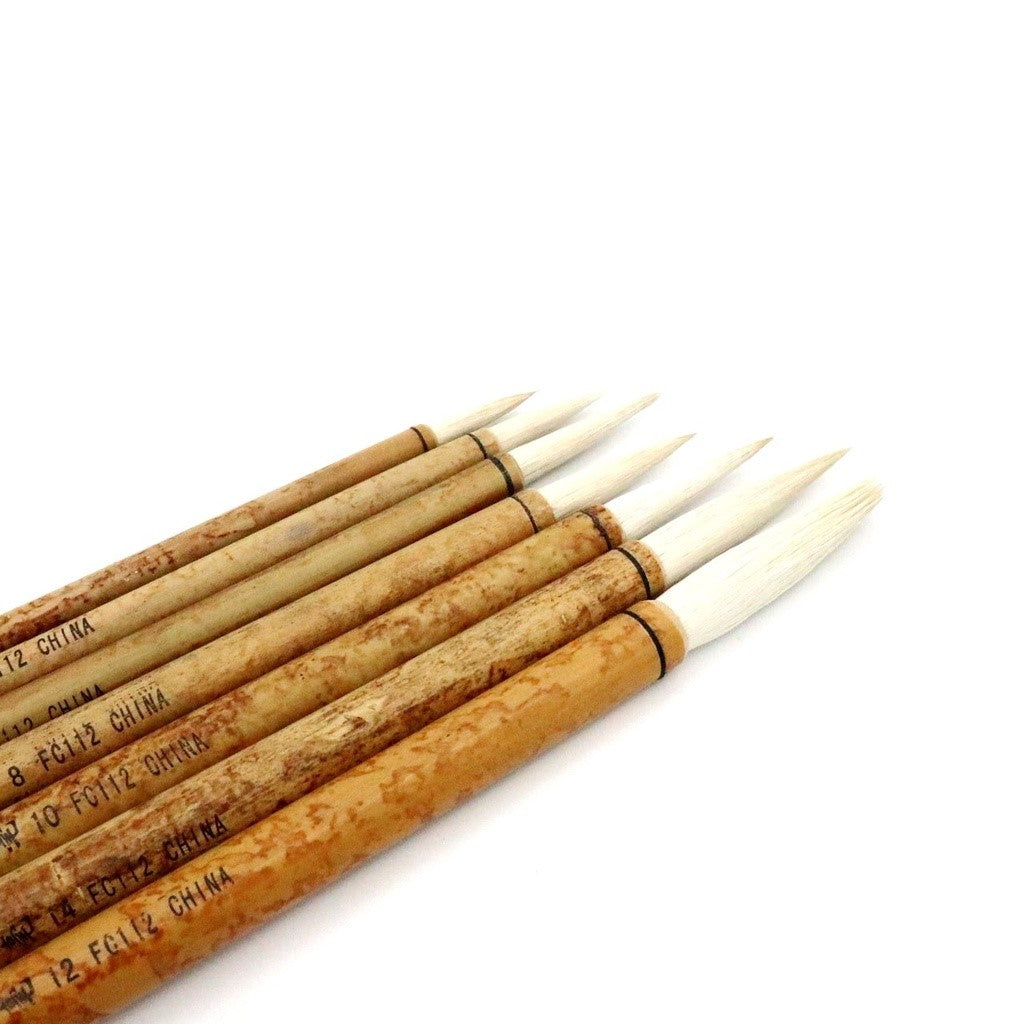 FC Art Goat Hair Bamboo Brushes