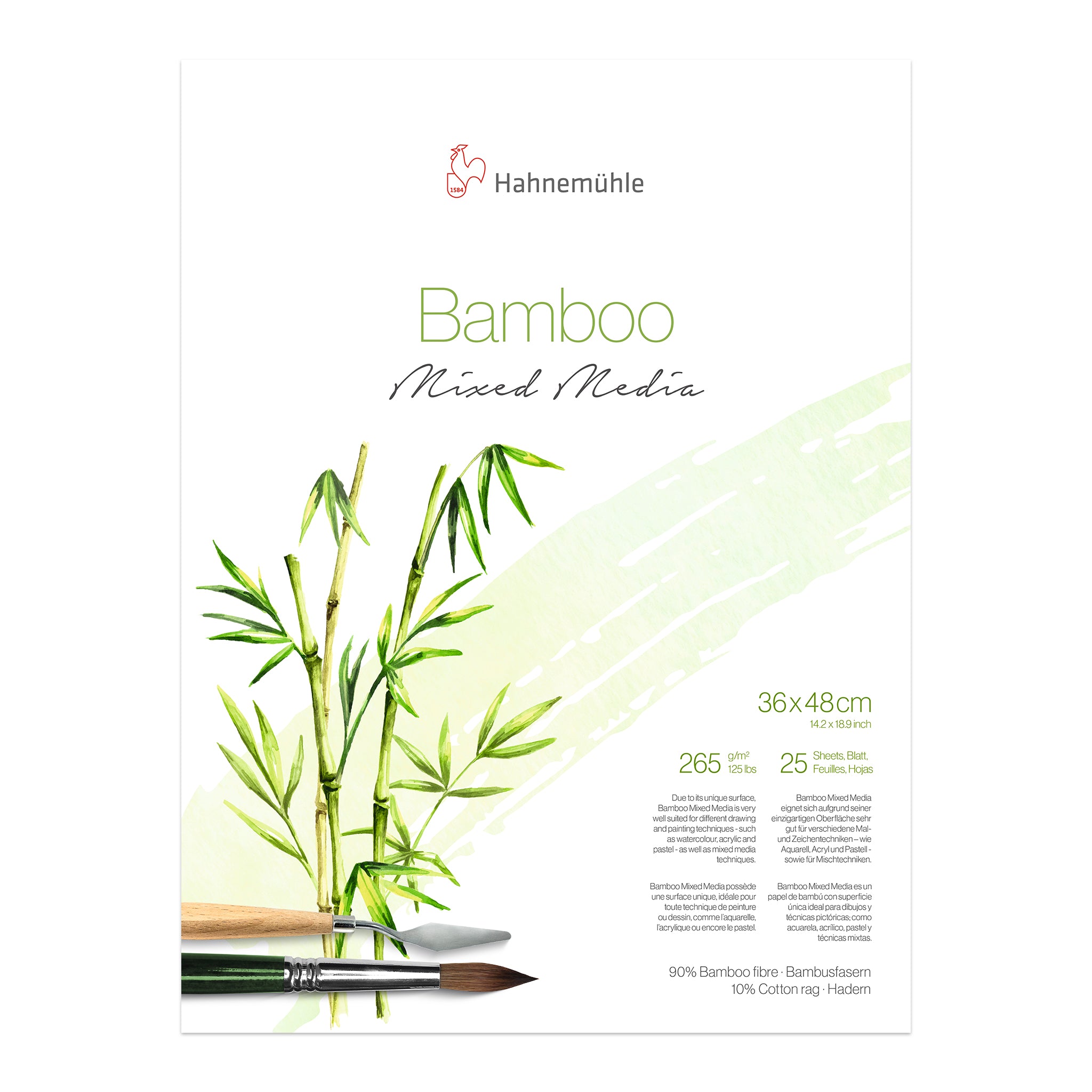 Hahnemühle® Natural Bamboo Mixed Media Pads
